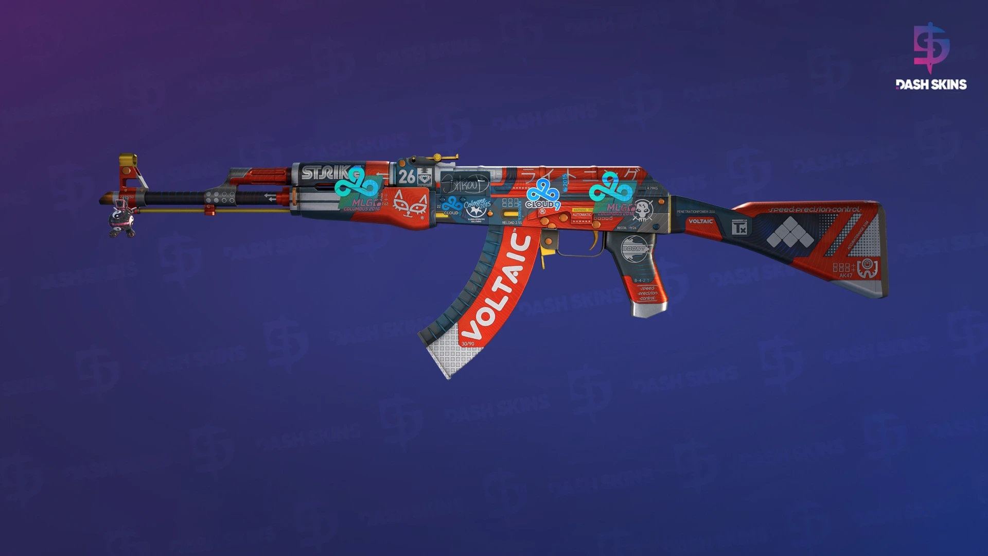 AK-47 | Bloodsport (Minimal Wear) Screenshot Playside