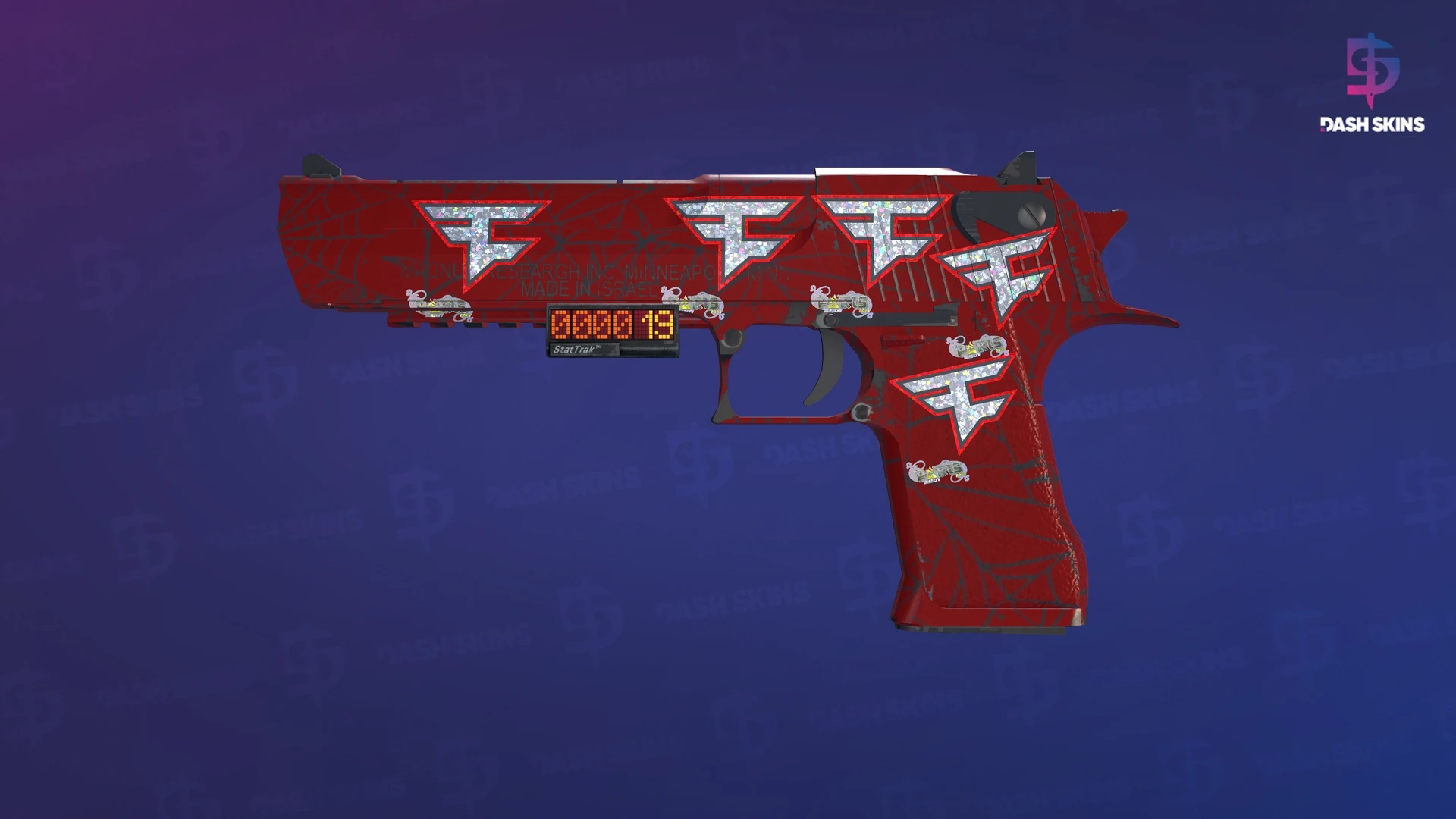 StatTrak™ Desert Eagle | Crimson Web (Minimal Wear) Screenshot Playside