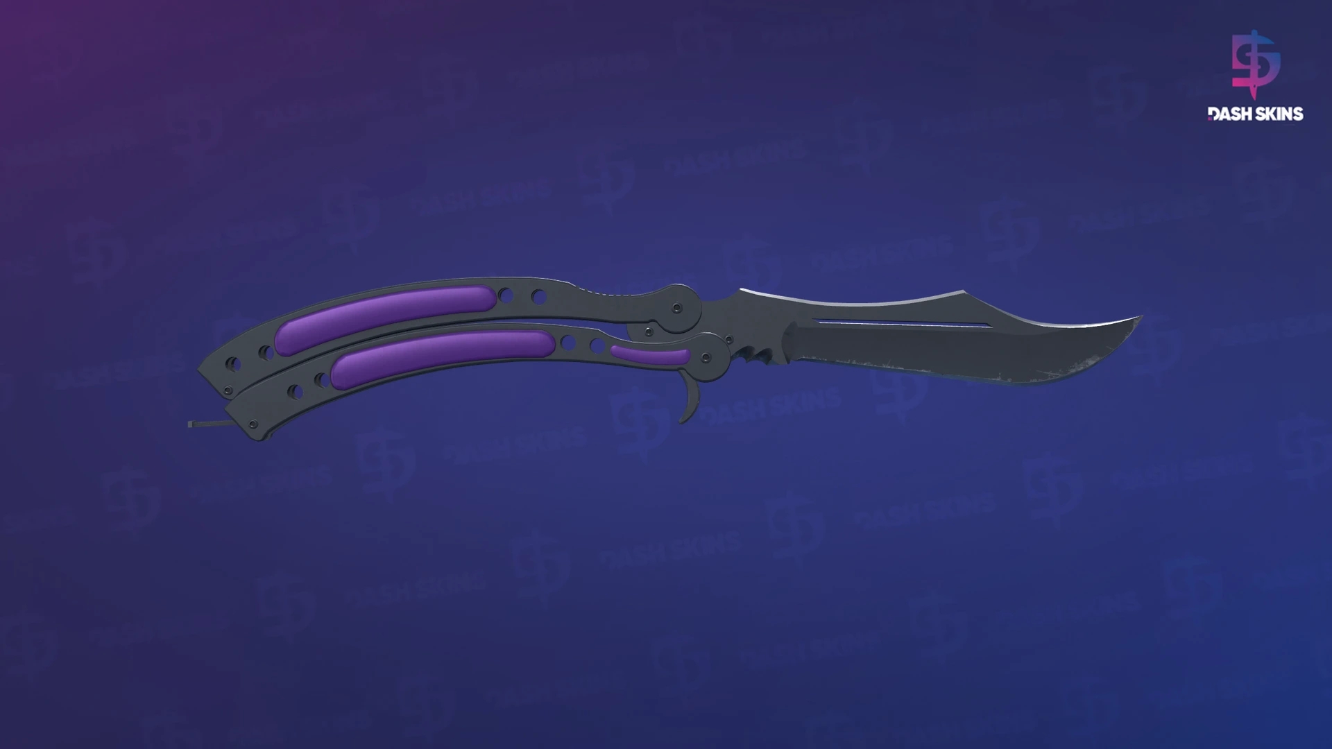 ★ Butterfly Knife | Ultraviolet (Field-Tested) Screenshot Playside
