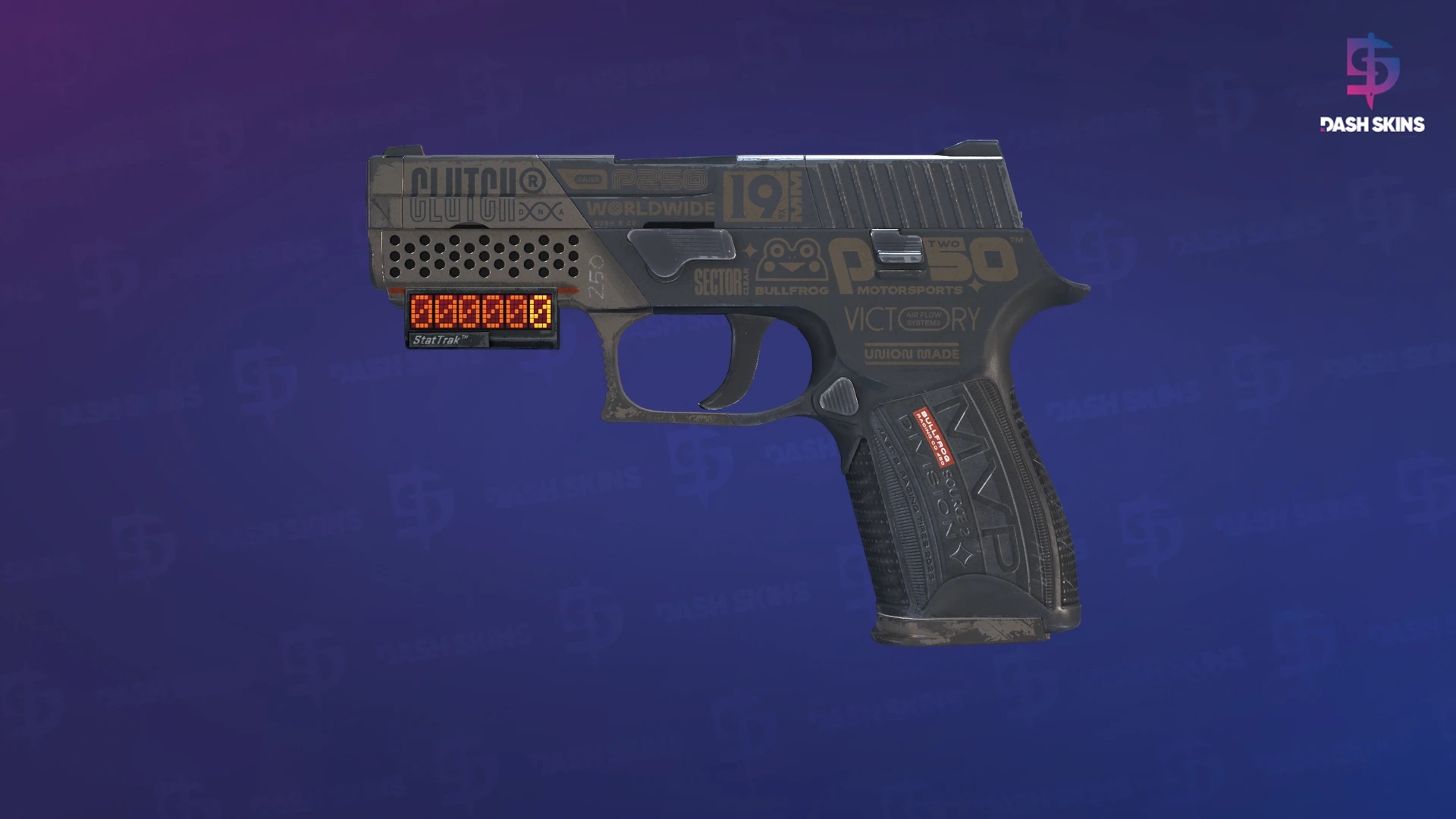 StatTrak™ P250 | Bullfrog (Well-Worn) Screenshot Playside