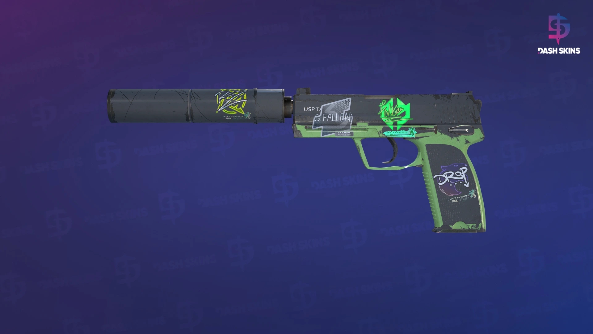 USP-S | Para Green (Field-Tested) Screenshot Playside