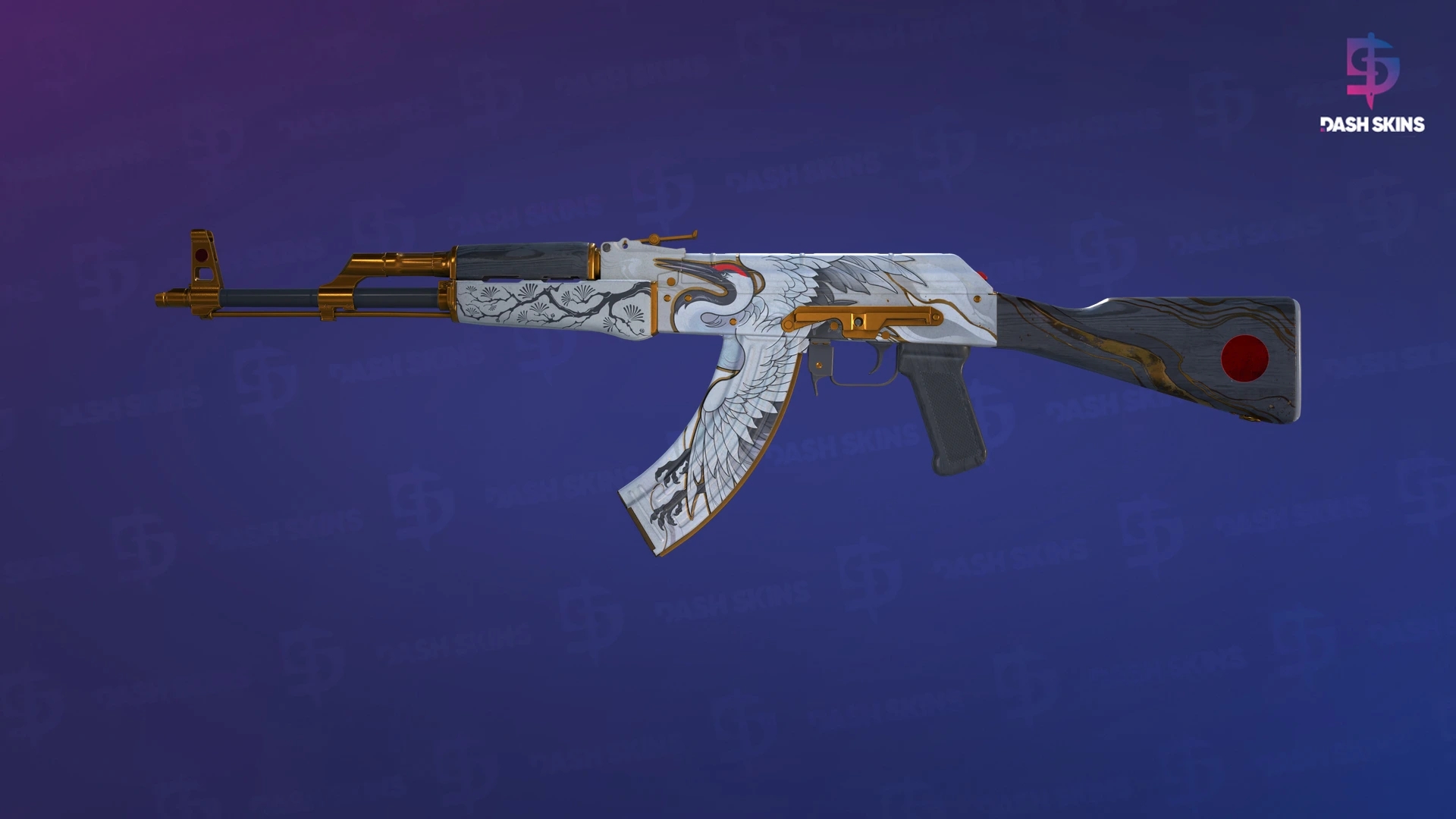 AK-47 | Crane Flight (Minimal Wear) Screenshot Playside