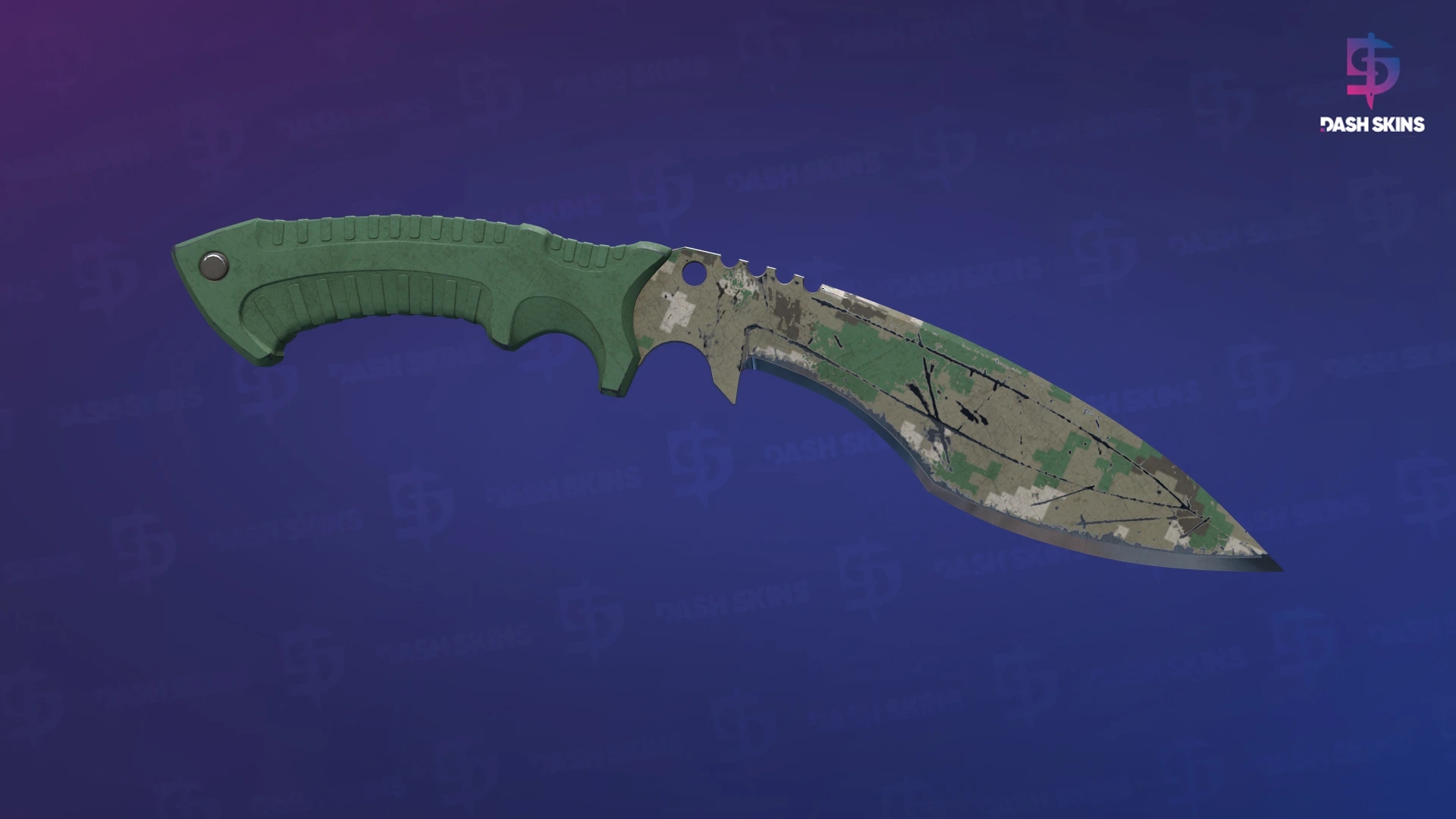 ★ Kukri Knife | Forest DDPAT (Battle-Scarred) Screenshot Playside