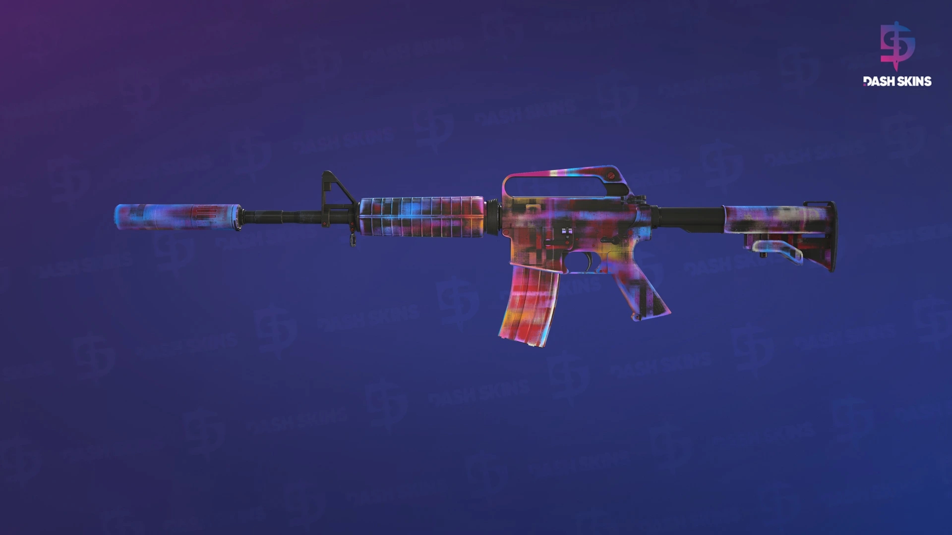 M4A1-S | Glitched Paint (Minimal Wear) Screenshot Playside