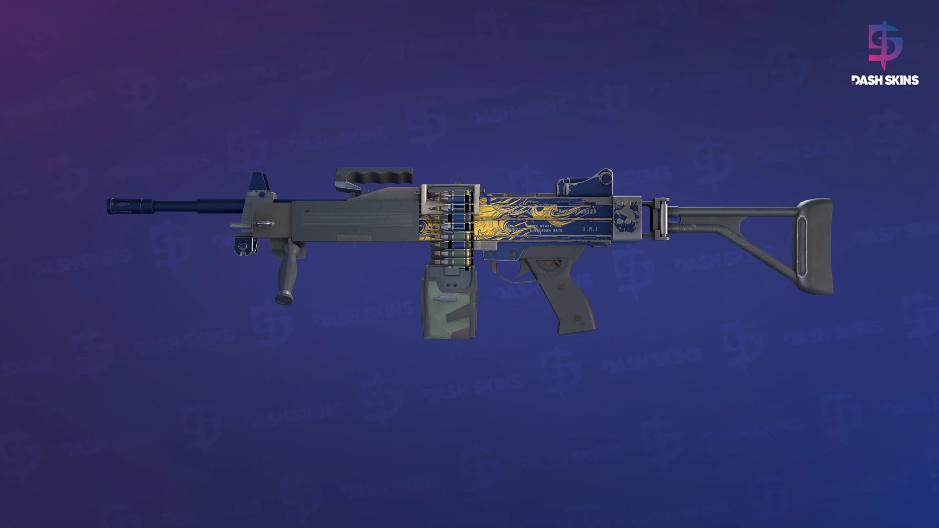 Negev | Man-o'-war (Field-Tested) Screenshot Playside