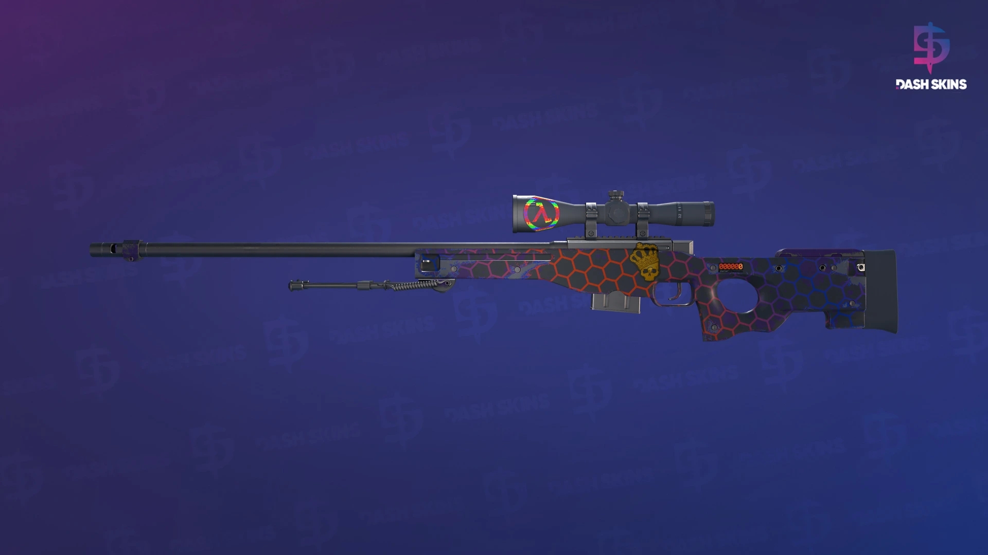 StatTrak™ AWP | Electric Hive (Field-Tested) Screenshot Playside