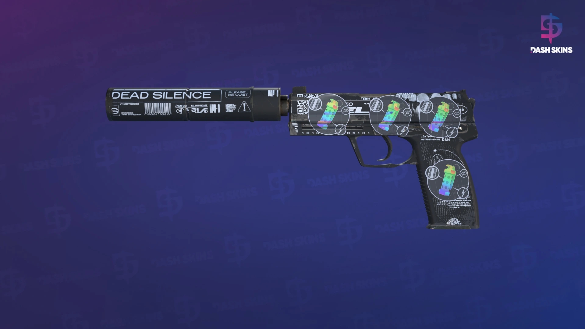 USP-S | Ticket to Hell (Field-Tested) Screenshot Playside