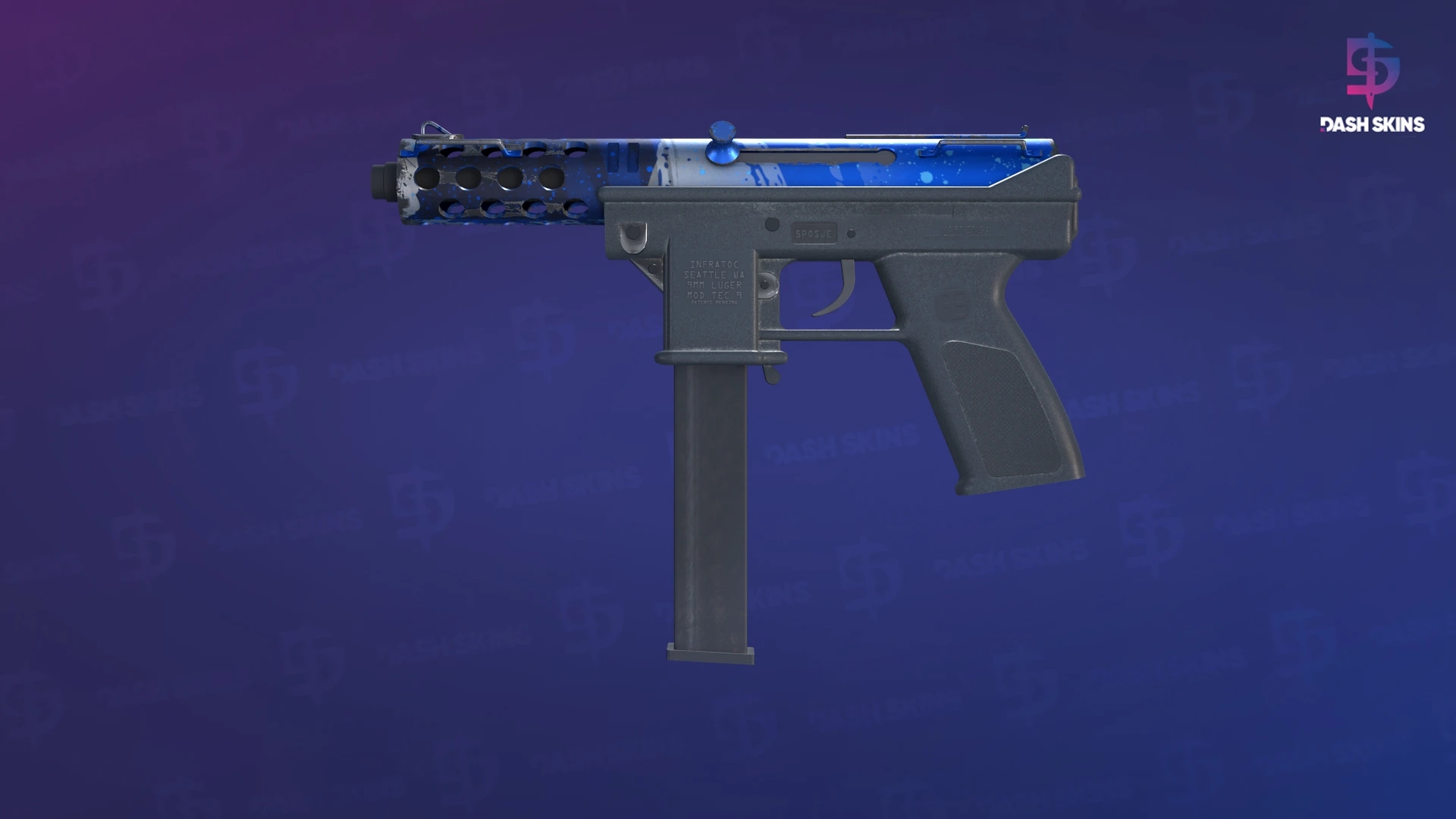 Tec-9 | Ice Cap (Minimal Wear) Screenshot Playside