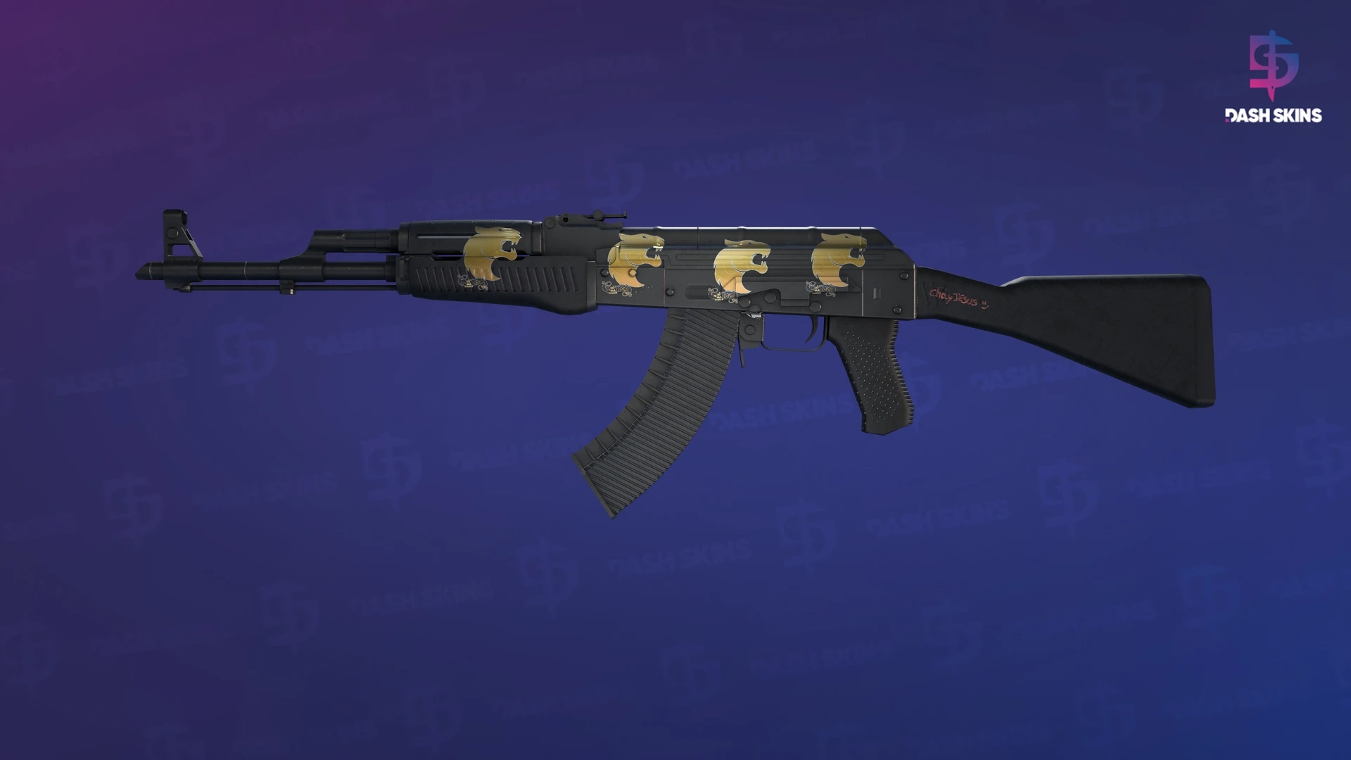 AK-47 | Slate (Well-Worn) Screenshot Playside