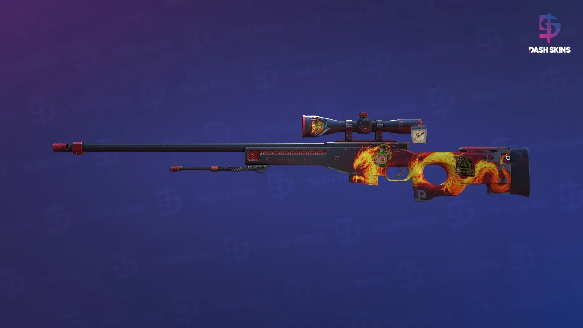 AWP | Wildfire (Field-Tested) Screenshot Playside