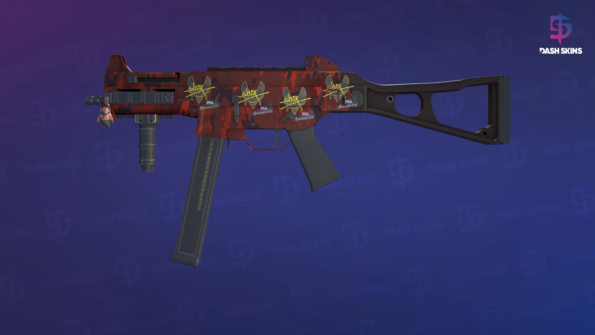 UMP-45 | Full Stop (Factory New) Screenshot Playside