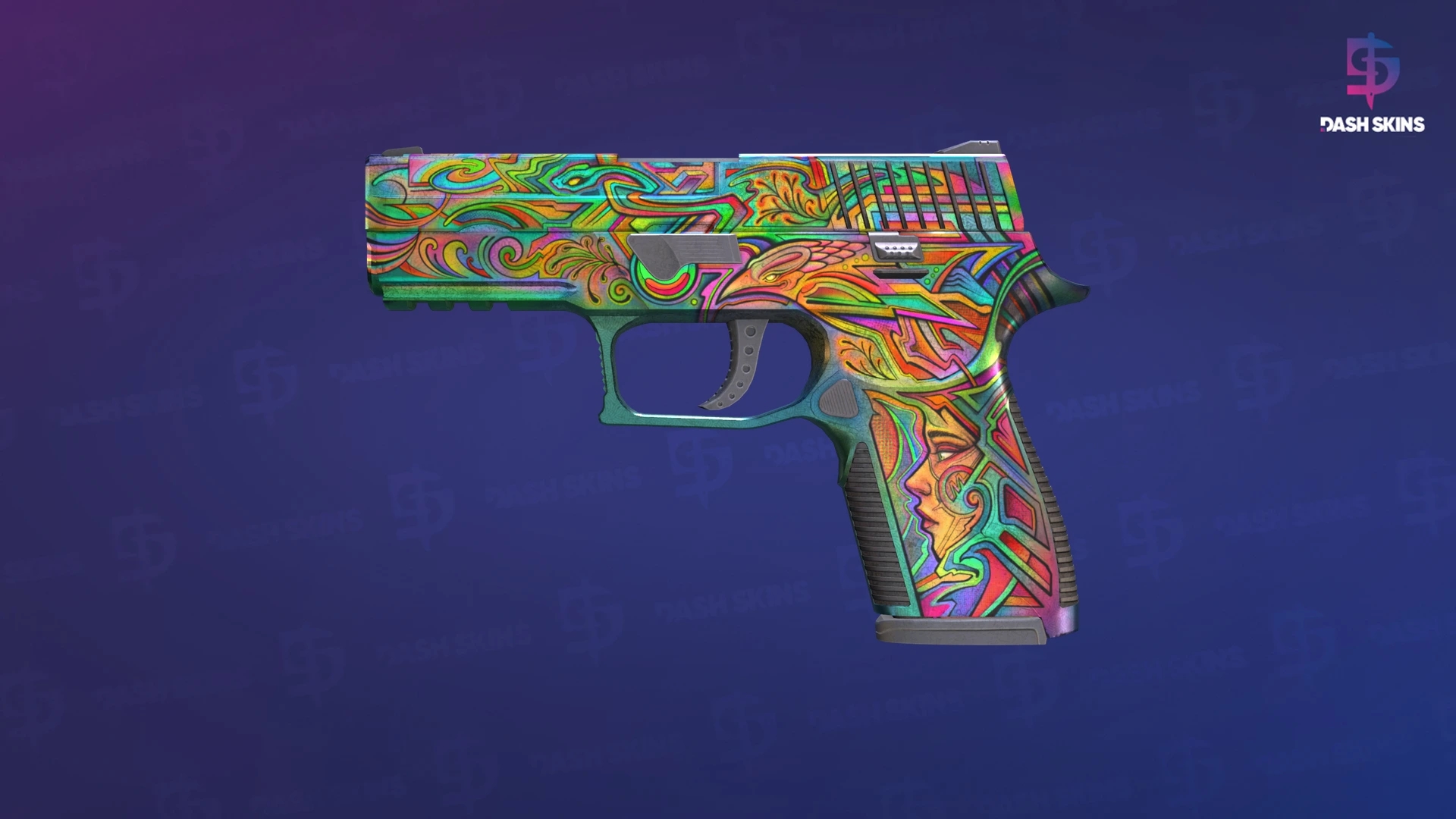 P250 | Visions (Battle-Scarred) Screenshot Playside