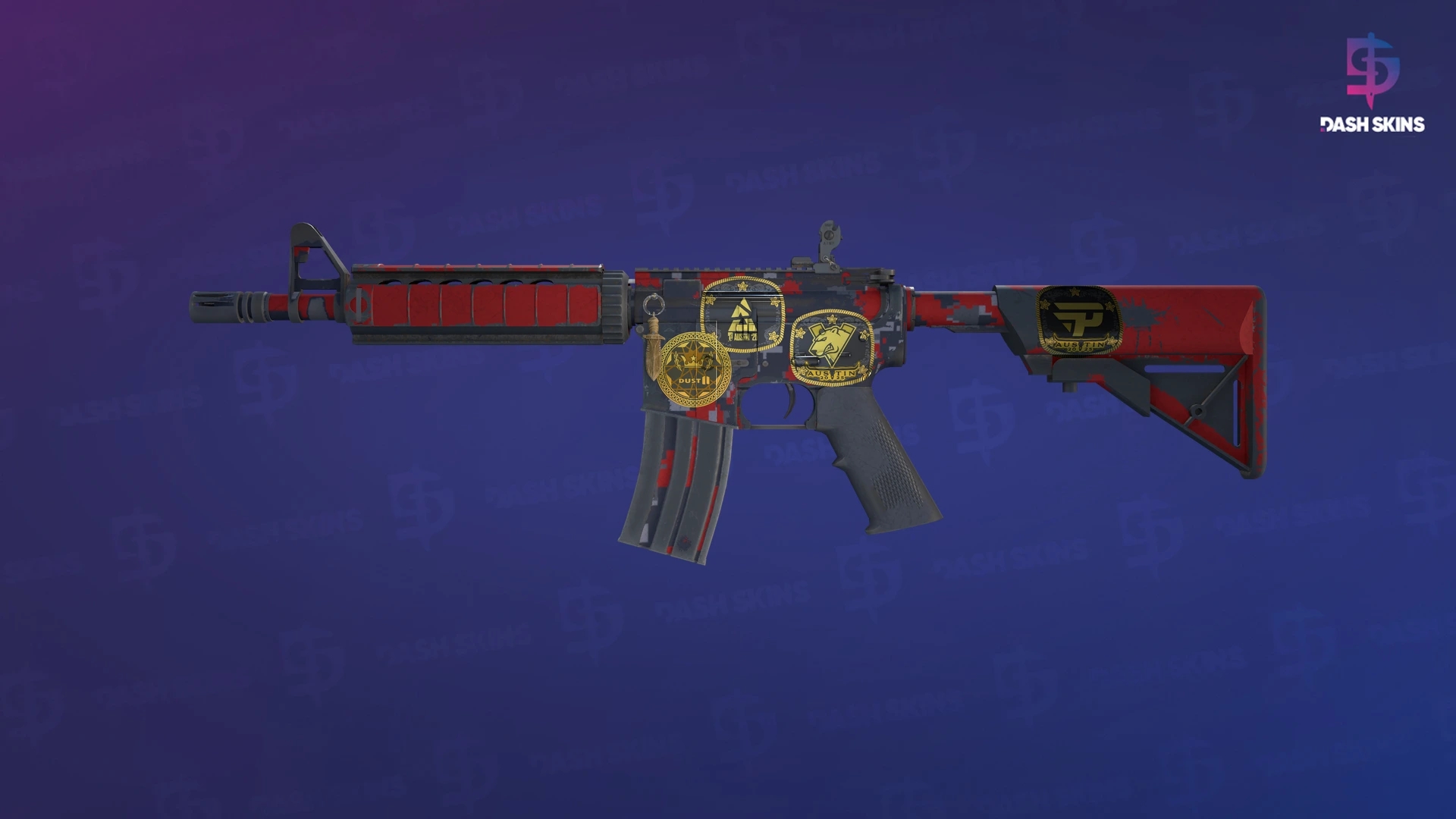 Souvenir M4A4 | Red DDPAT (Field-Tested) Screenshot Playside
