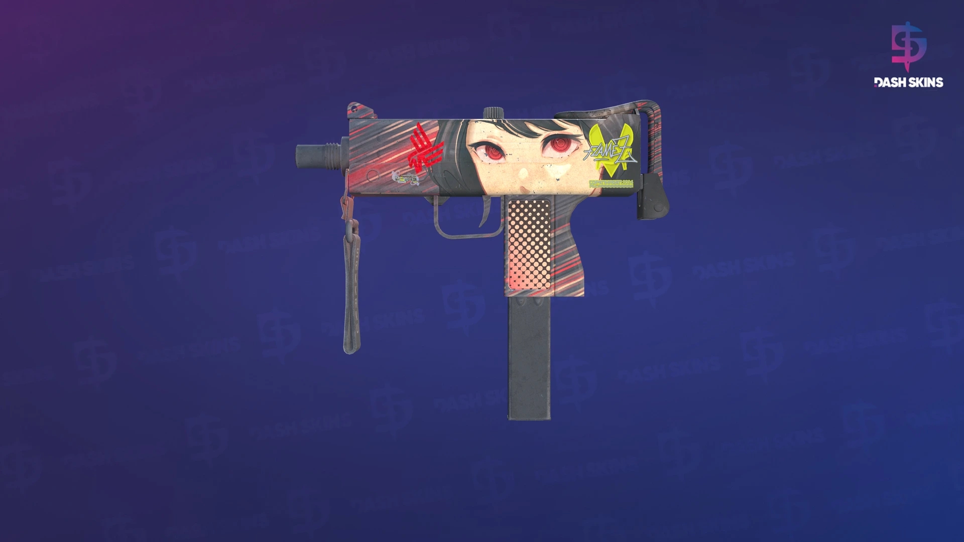 MAC-10 | Sakkaku (Well-Worn) Screenshot Playside