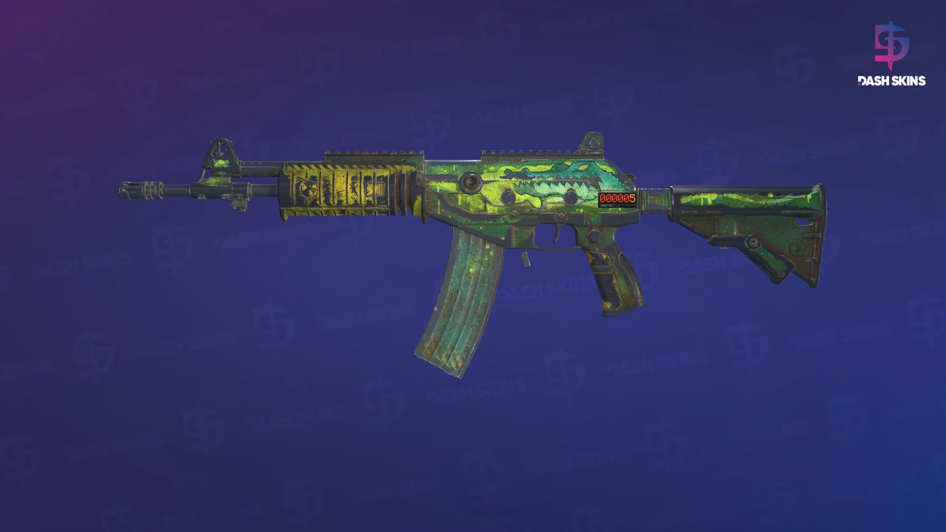 StatTrak™ Galil AR | Galigator (Battle-Scarred) Screenshot Playside