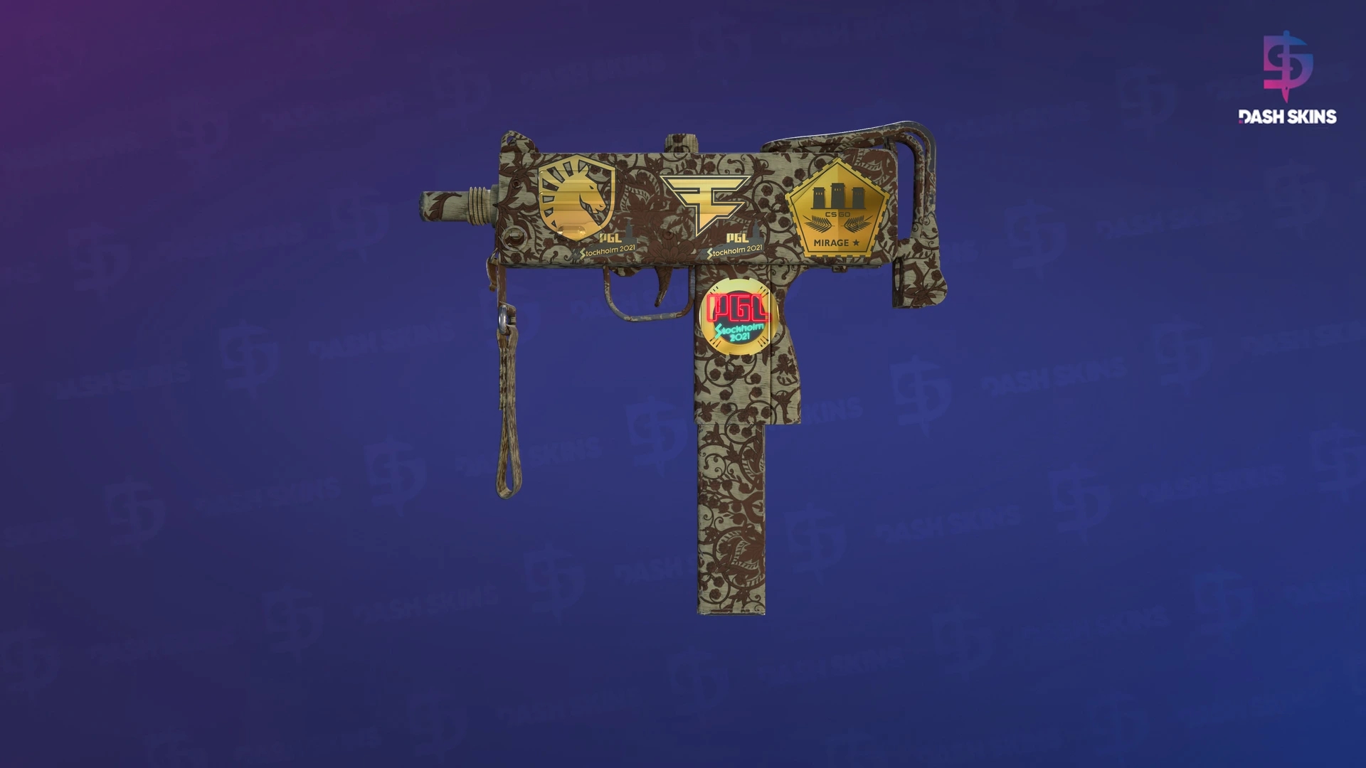 Souvenir MAC-10 | Sienna Damask (Factory New) Screenshot Playside