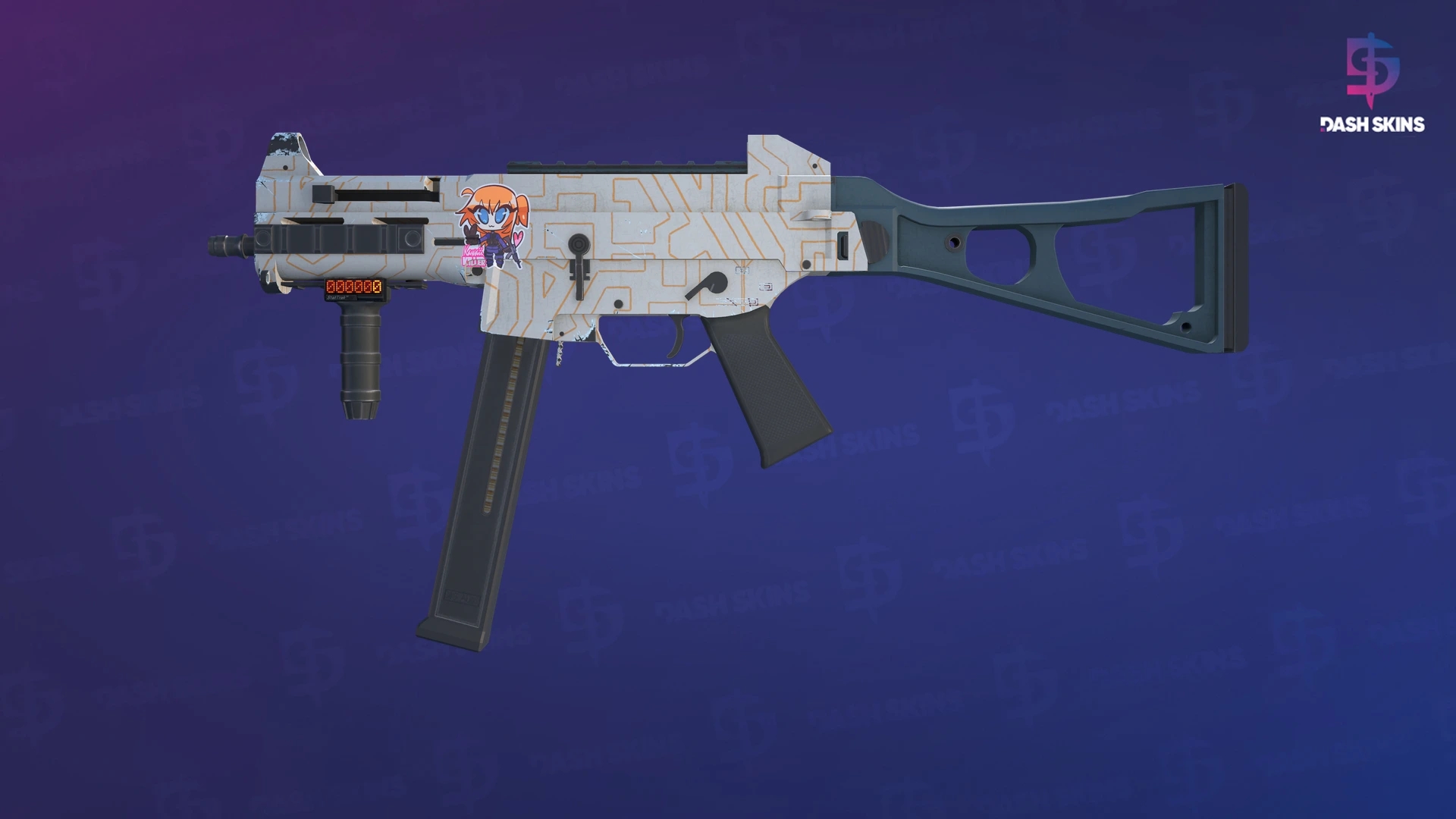 StatTrak™ UMP-45 | Labyrinth (Minimal Wear) Screenshot Playside