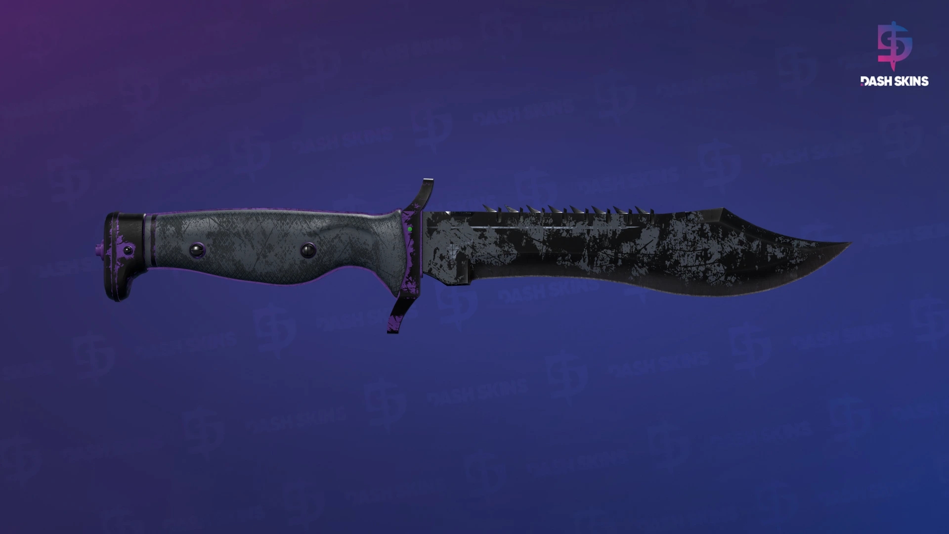 ★ Bowie Knife | Ultraviolet (Battle-Scarred) Screenshot Playside