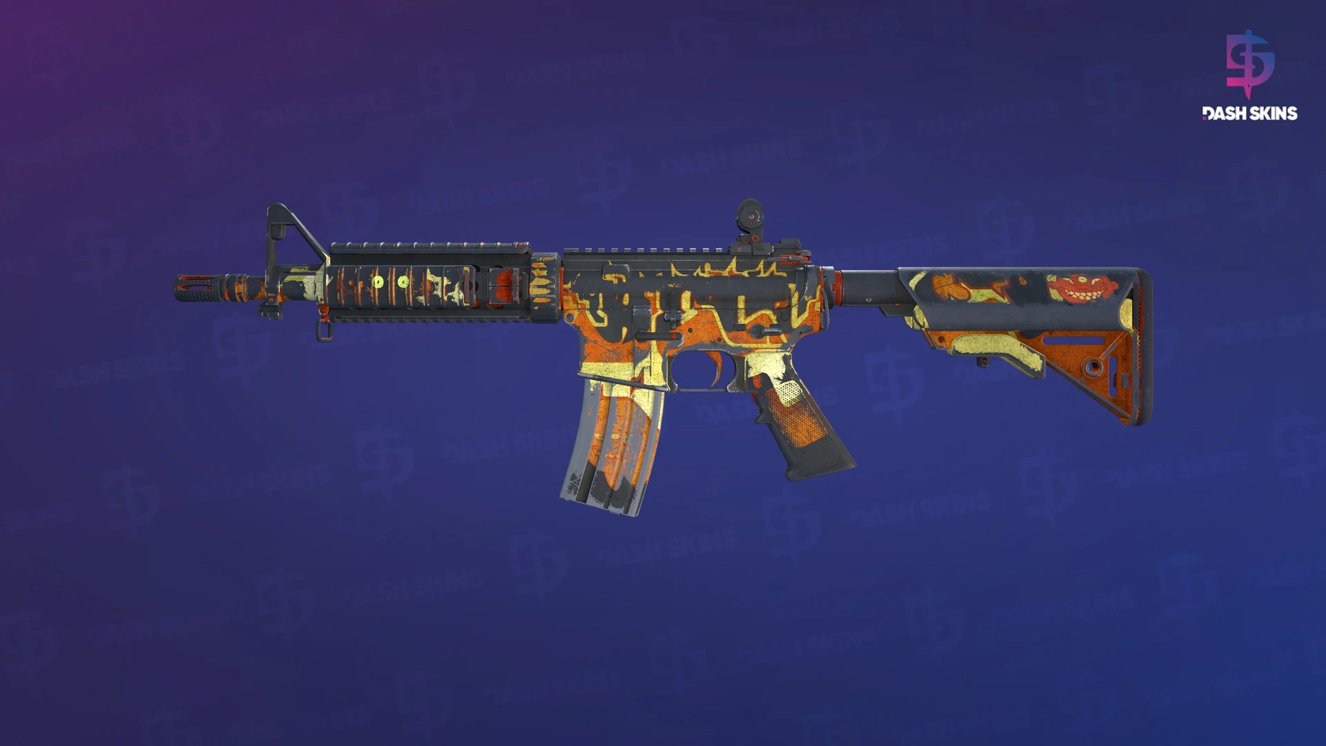 M4A4 | Hellish (Battle-Scarred) Screenshot Playside