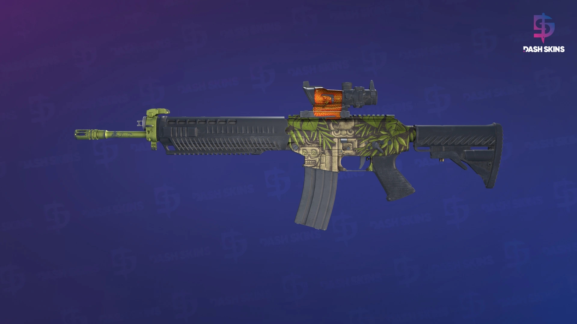 SG 553 | Lush Ruins (Field-Tested) Screenshot Playside