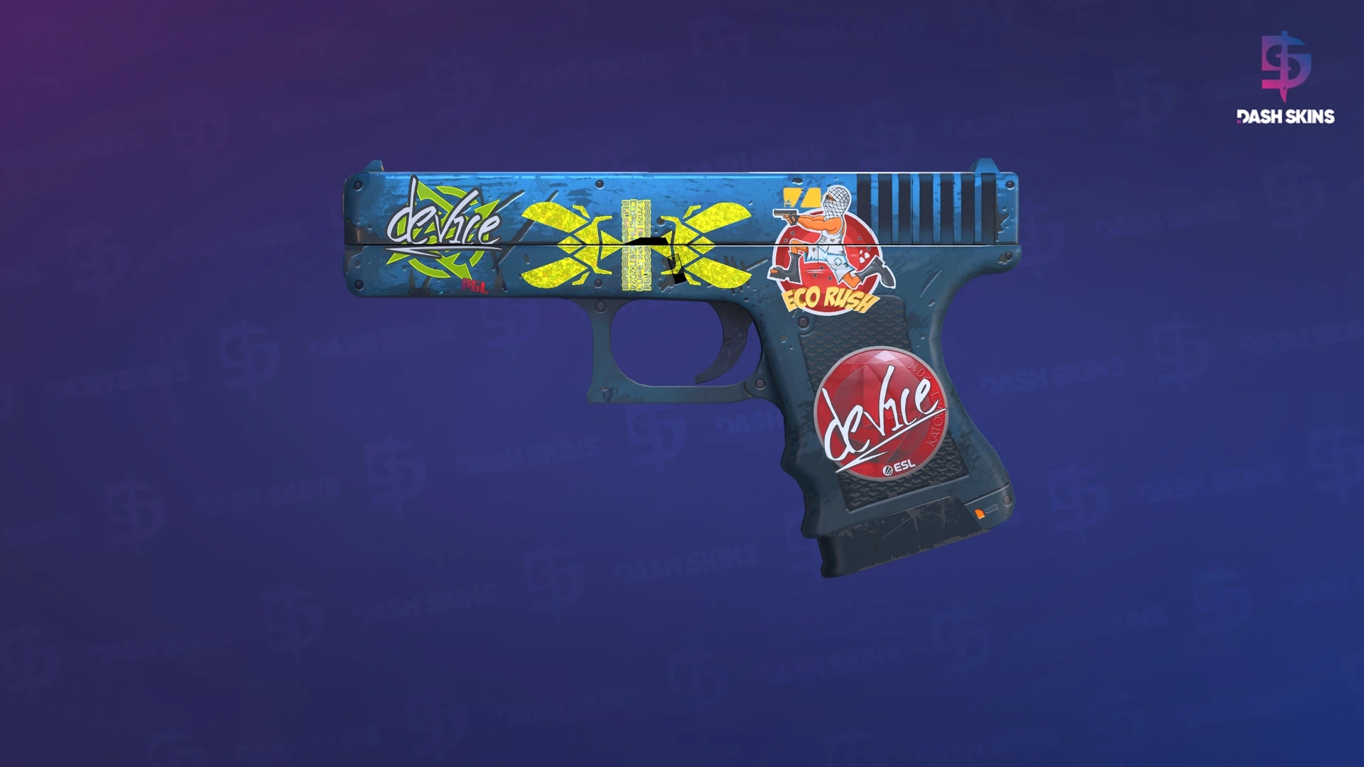 Glock-18 | Off World (Minimal Wear) Screenshot Playside