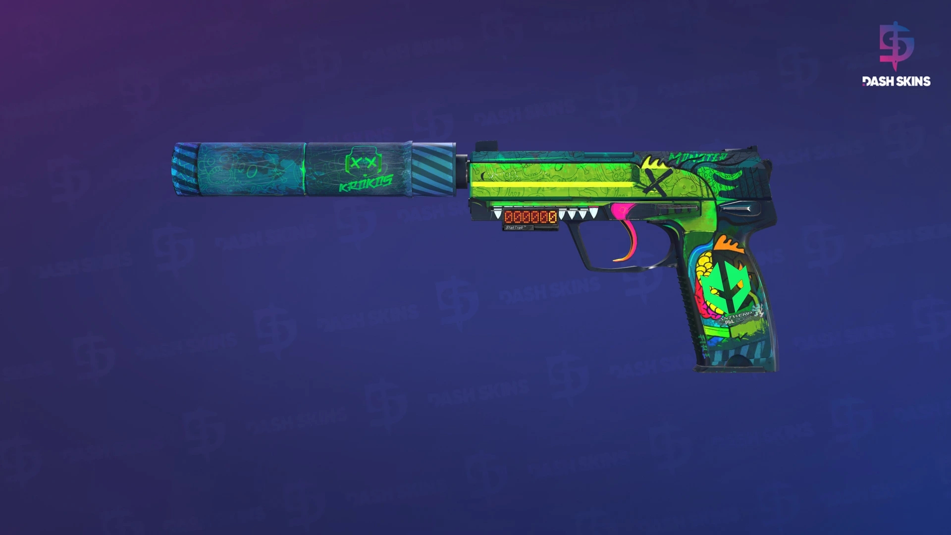 StatTrak™ USP-S | Monster Mashup (Factory New) Screenshot Playside