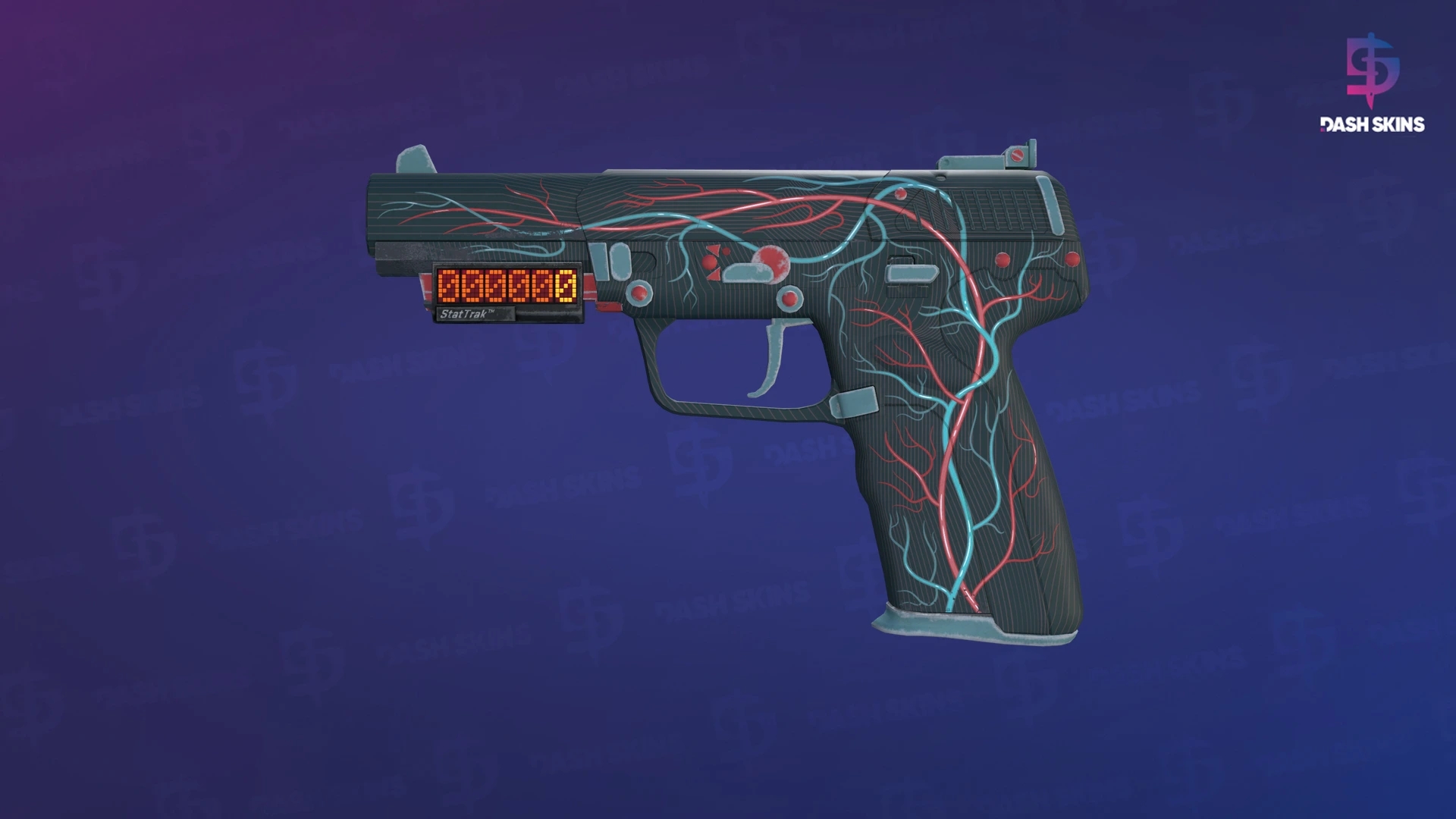 StatTrak™ Five-SeveN | Capillary (Field-Tested) Screenshot Playside
