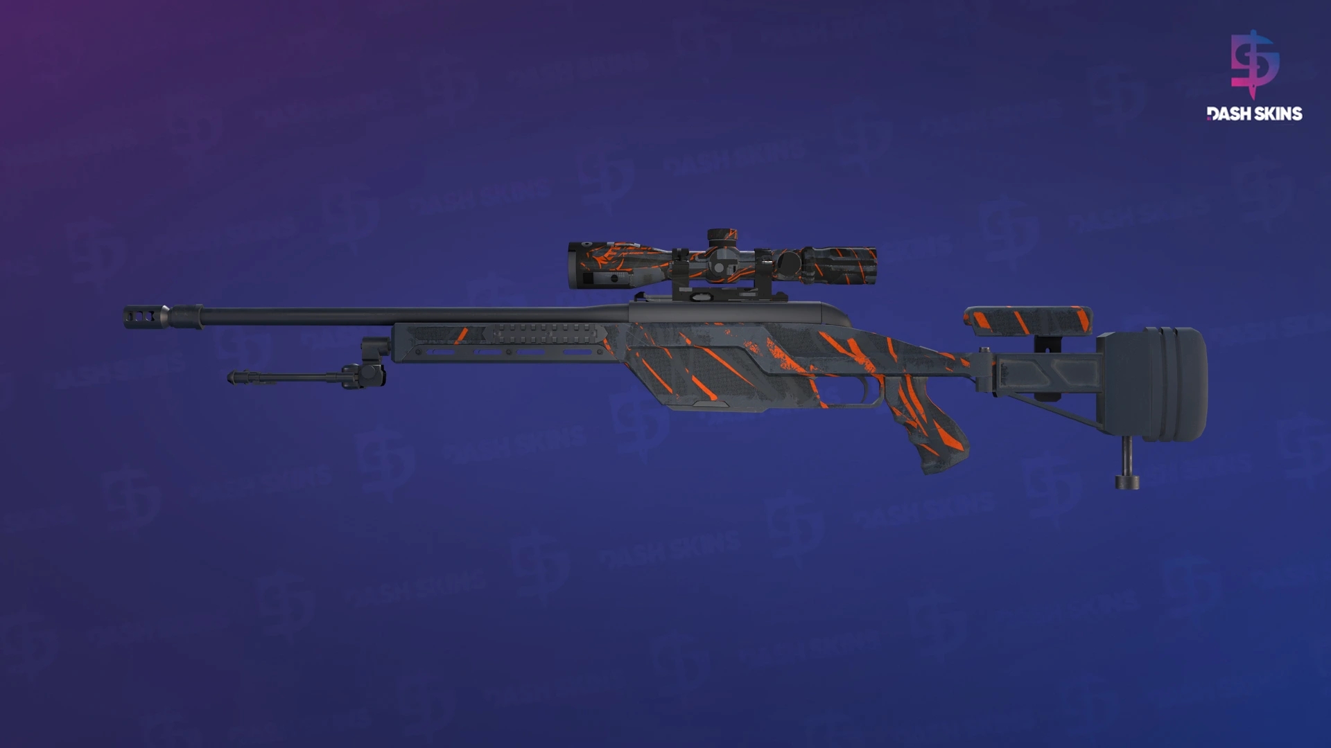 SSG 08 | Slashed (Well-Worn) Screenshot Playside