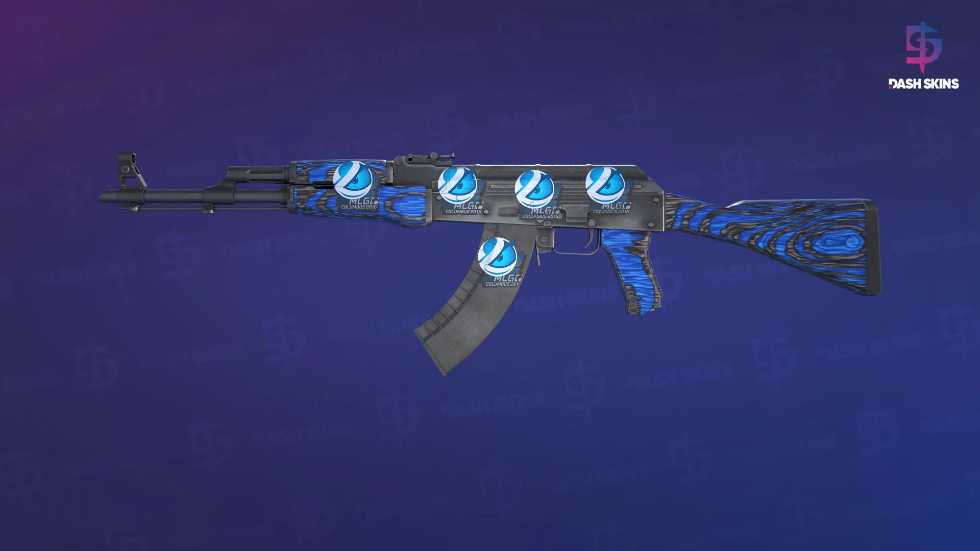 AK-47 | Blue Laminate (Factory New) Screenshot Playside