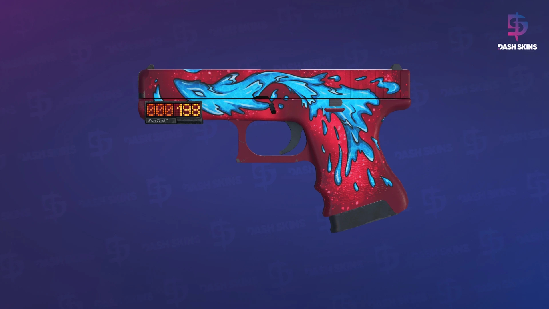 StatTrak™ Glock-18 | Water Elemental (Factory New) Screenshot Playside