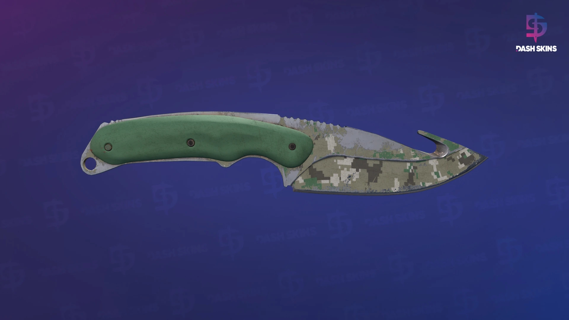 ★ Gut Knife | Forest DDPAT (Battle-Scarred) Screenshot Playside