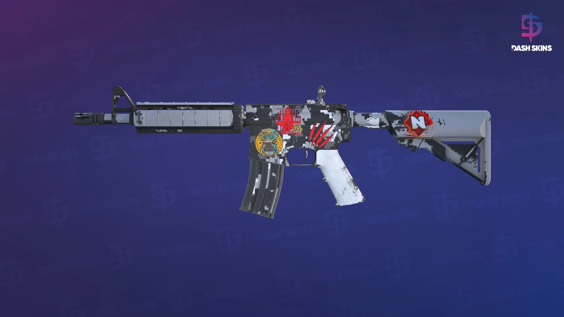 M4A4 | Urban DDPAT (Minimal Wear) Screenshot Playside