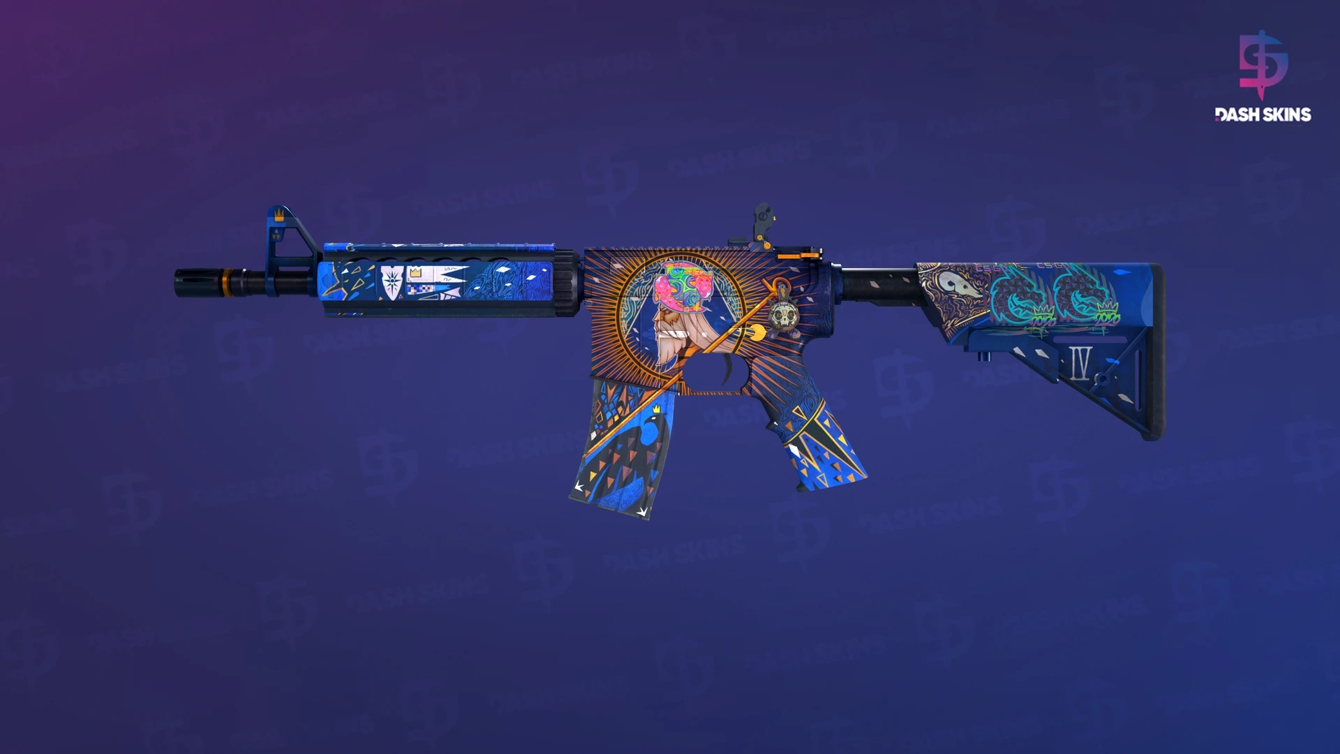 M4A4 | The Emperor (Minimal Wear) Screenshot Playside