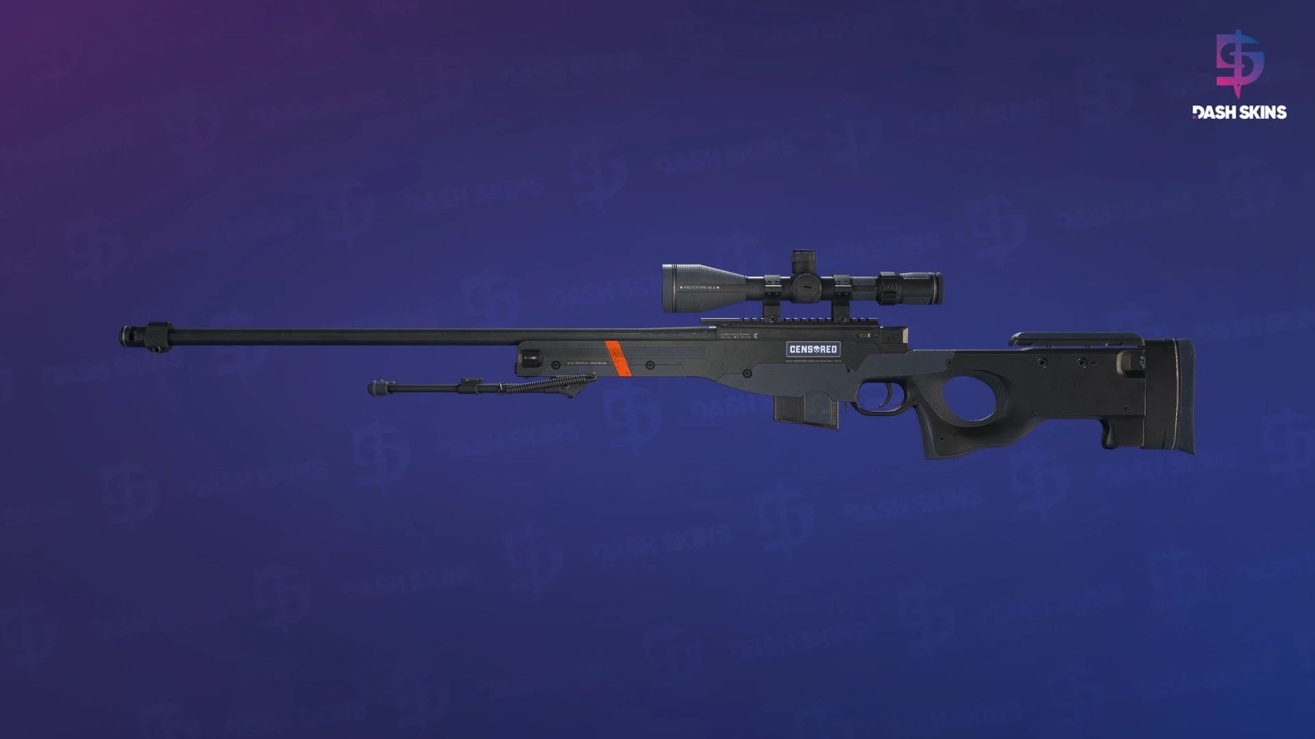 AWP | Black Box (Well-Worn) Screenshot Playside