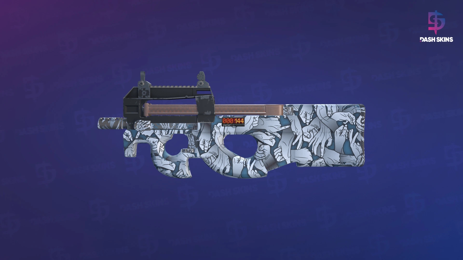 StatTrak™ P90 | Death Grip (Minimal Wear) Screenshot Playside