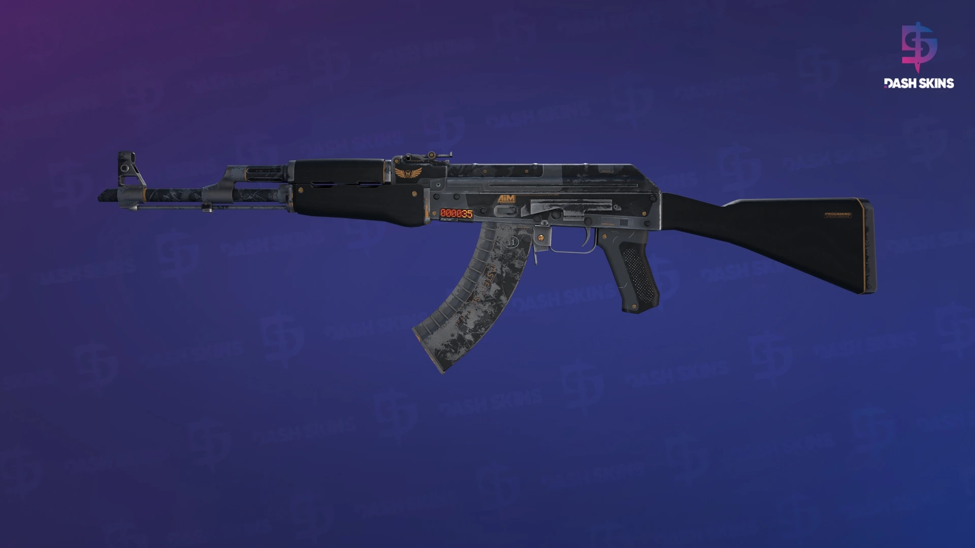 StatTrak™ AK-47 | Elite Build (Battle-Scarred) Screenshot Playside