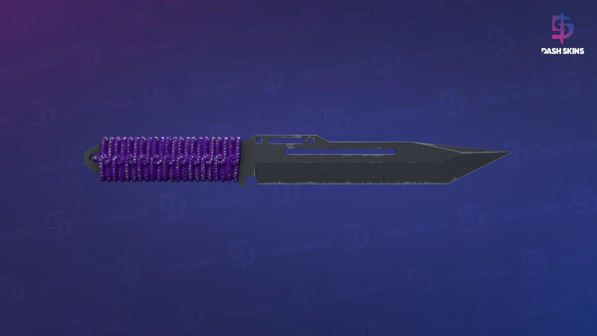 ★ Paracord Knife | Ultraviolet (Well-Worn) Screenshot Playside