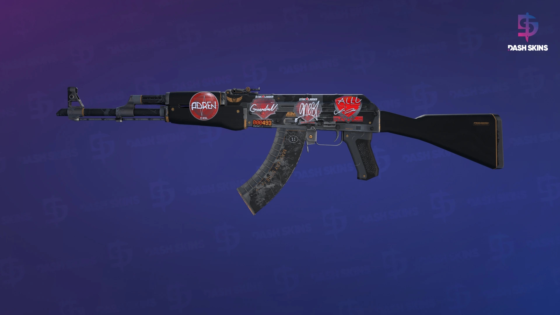 StatTrak™ AK-47 | Elite Build (Well-Worn) Screenshot Playside