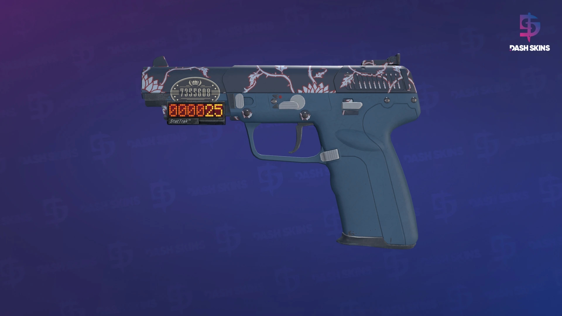 StatTrak™ Five-SeveN | Nightshade (Minimal Wear) Screenshot Playside