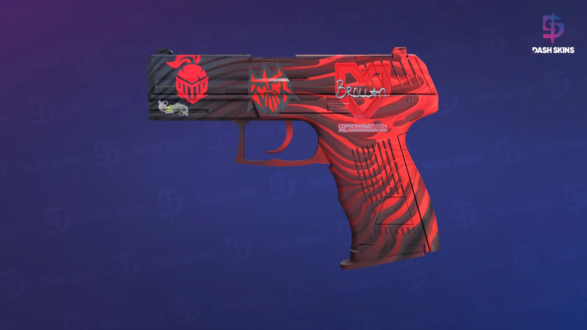 P2000 | Obsidian (Minimal Wear) Screenshot Playside