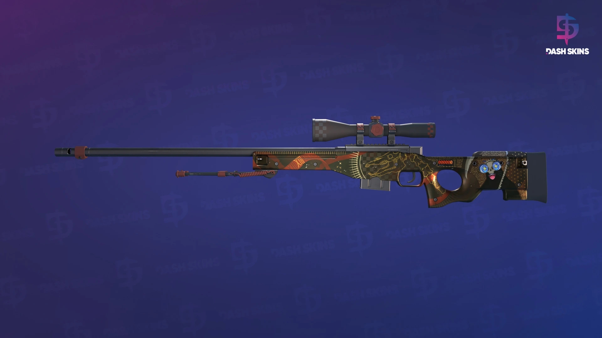 StatTrak™ AWP | Mortis (Minimal Wear) Screenshot Playside