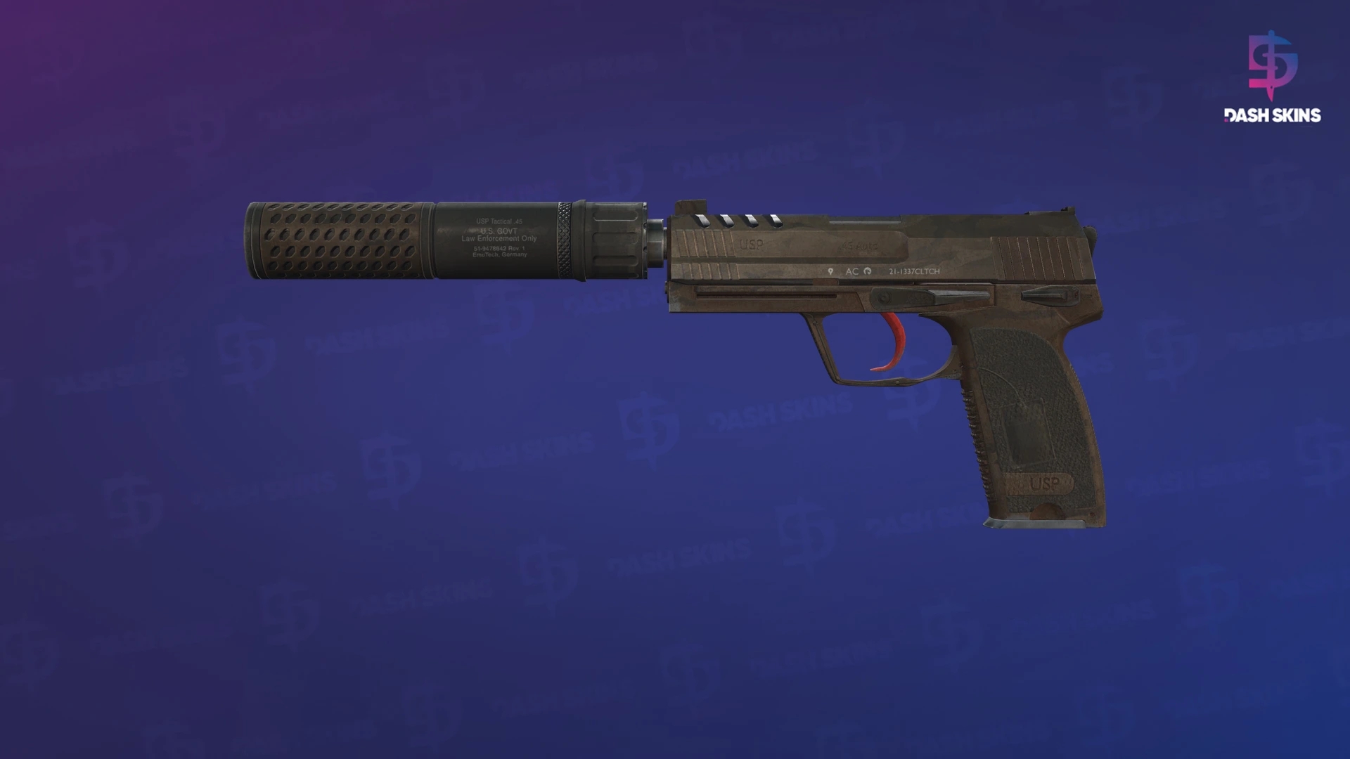 USP-S | Desert Tactical (Battle-Scarred) Screenshot Playside