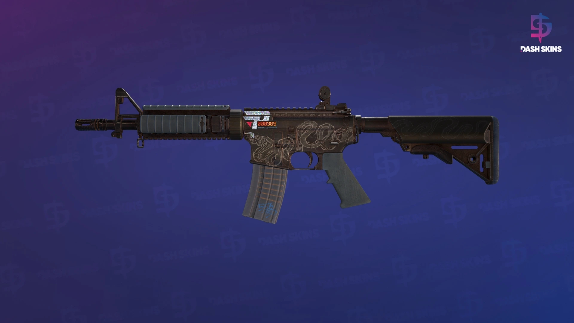 StatTrak™ M4A4 | Etch Lord (Battle-Scarred) Screenshot Playside