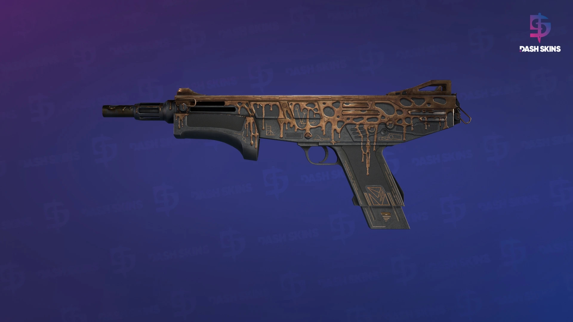MAG-7 | Copper Coated (Well-Worn) Screenshot Playside