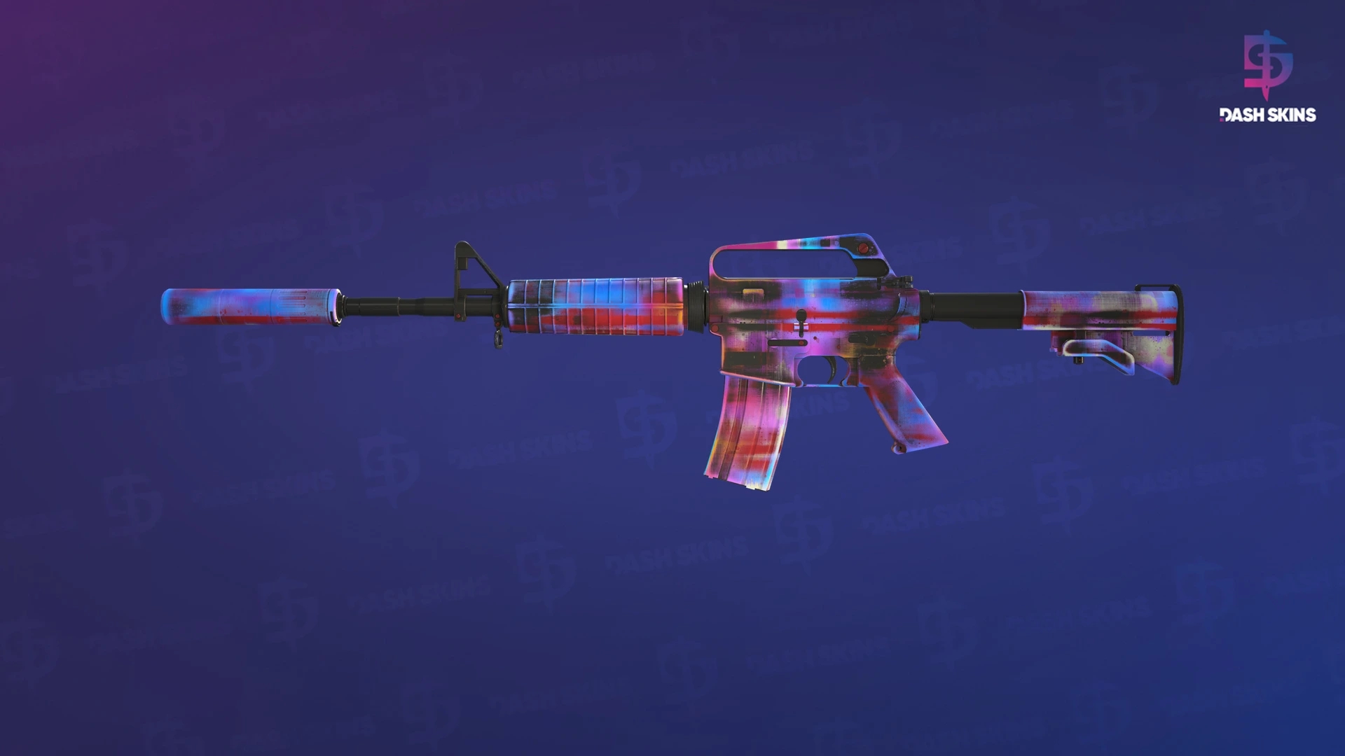 M4A1-S | Glitched Paint (Minimal Wear) Screenshot Playside