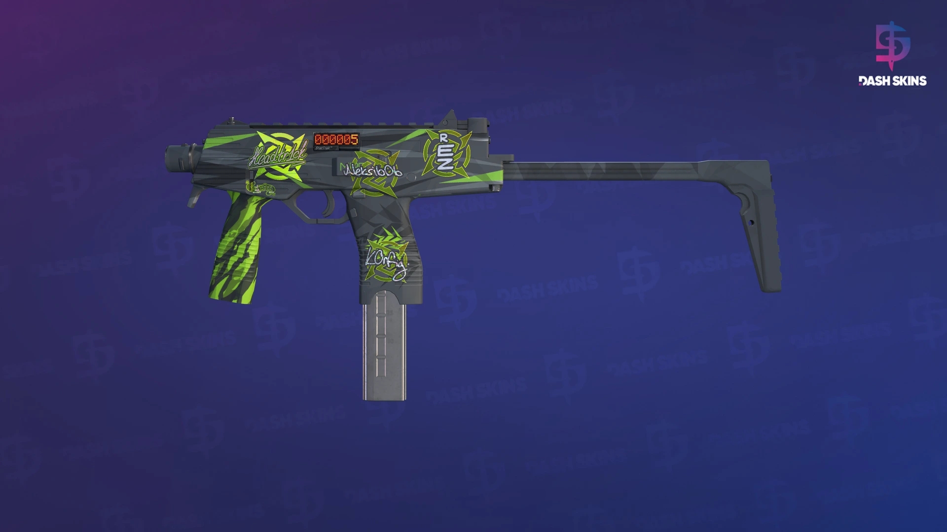 StatTrak™ MP9 | Deadly Poison (Minimal Wear) Screenshot Playside