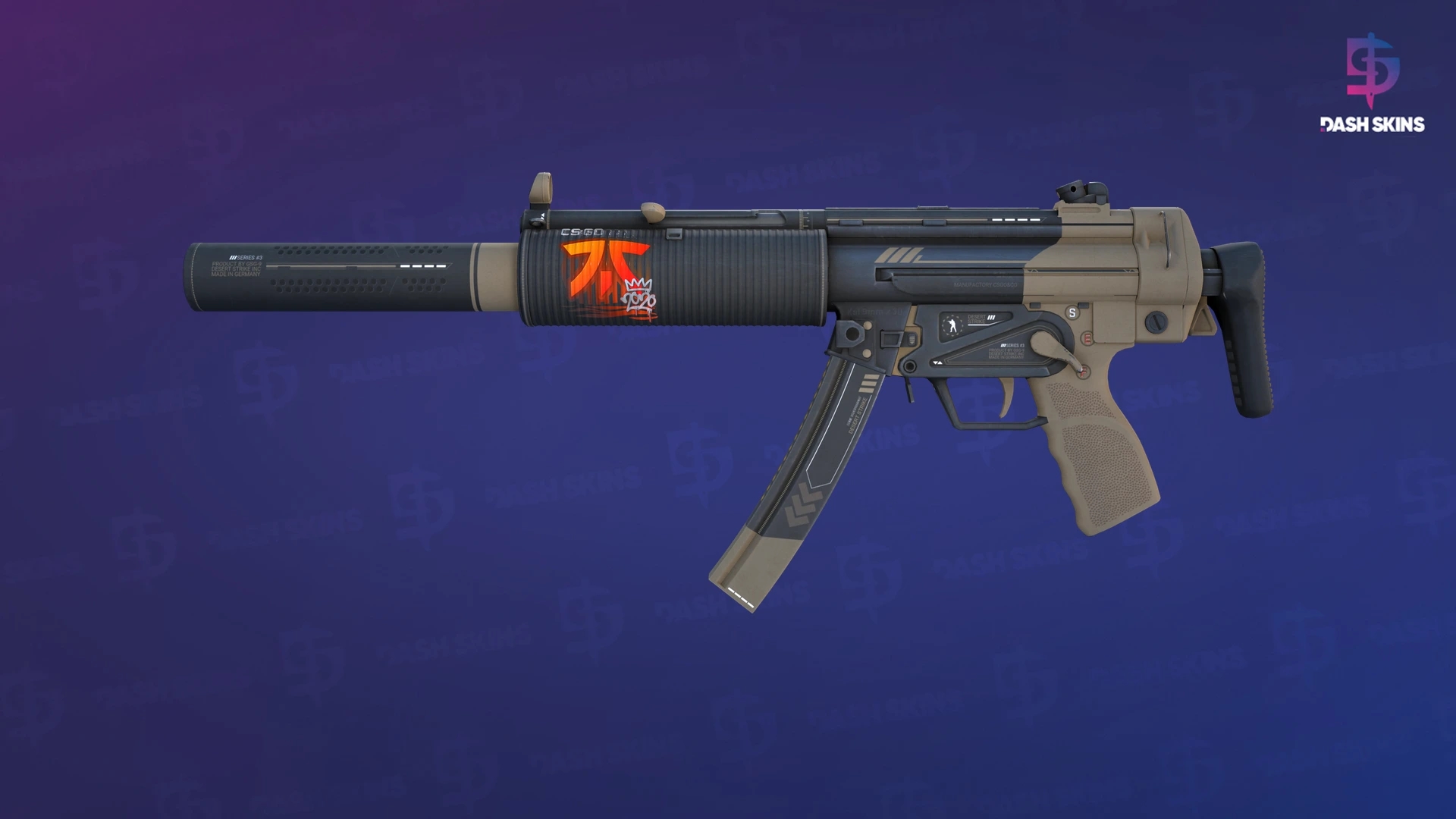 MP5-SD | Desert Strike (Minimal Wear) Screenshot Playside