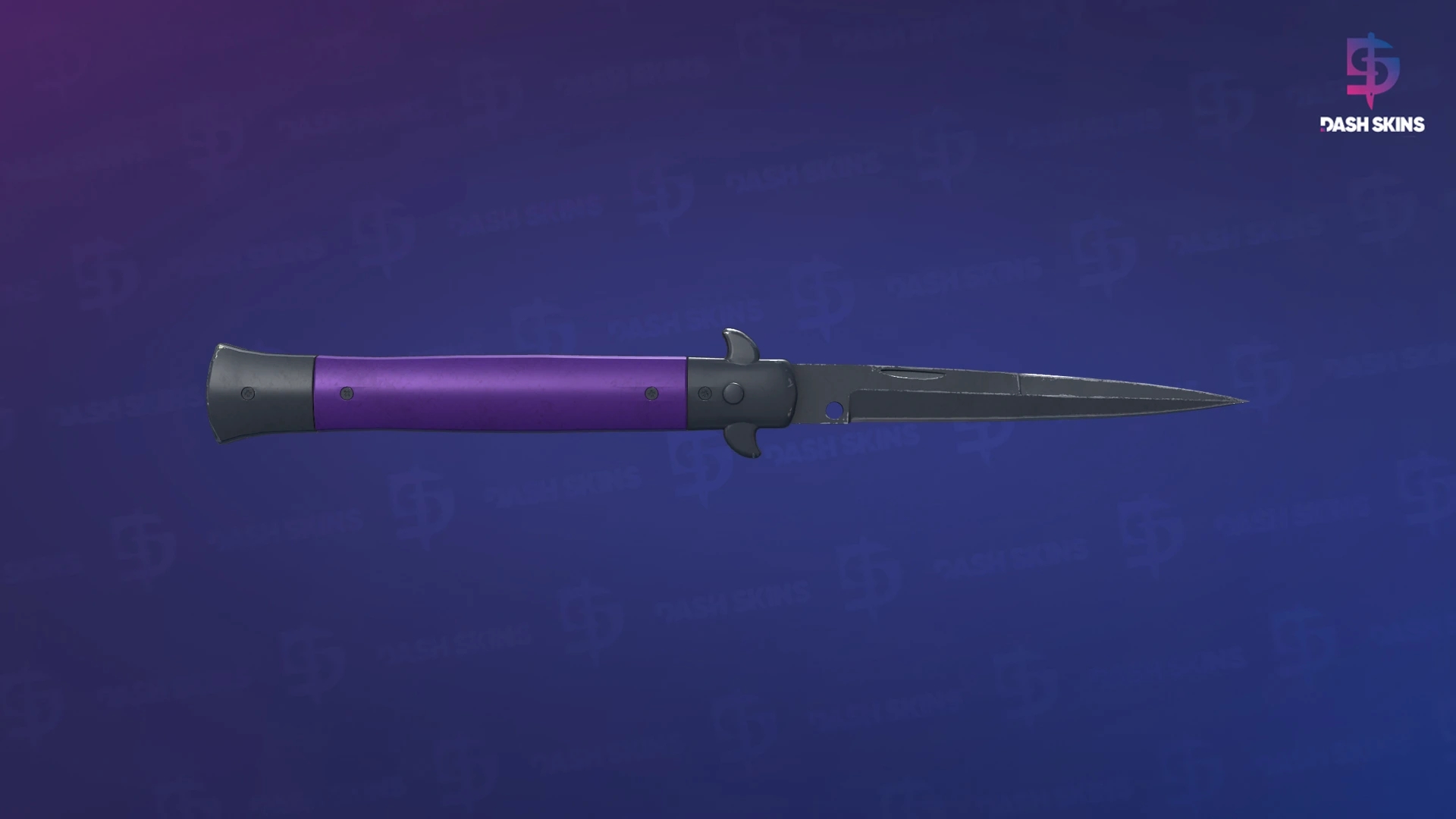 ★ Stiletto Knife | Ultraviolet (Field-Tested) Screenshot Playside