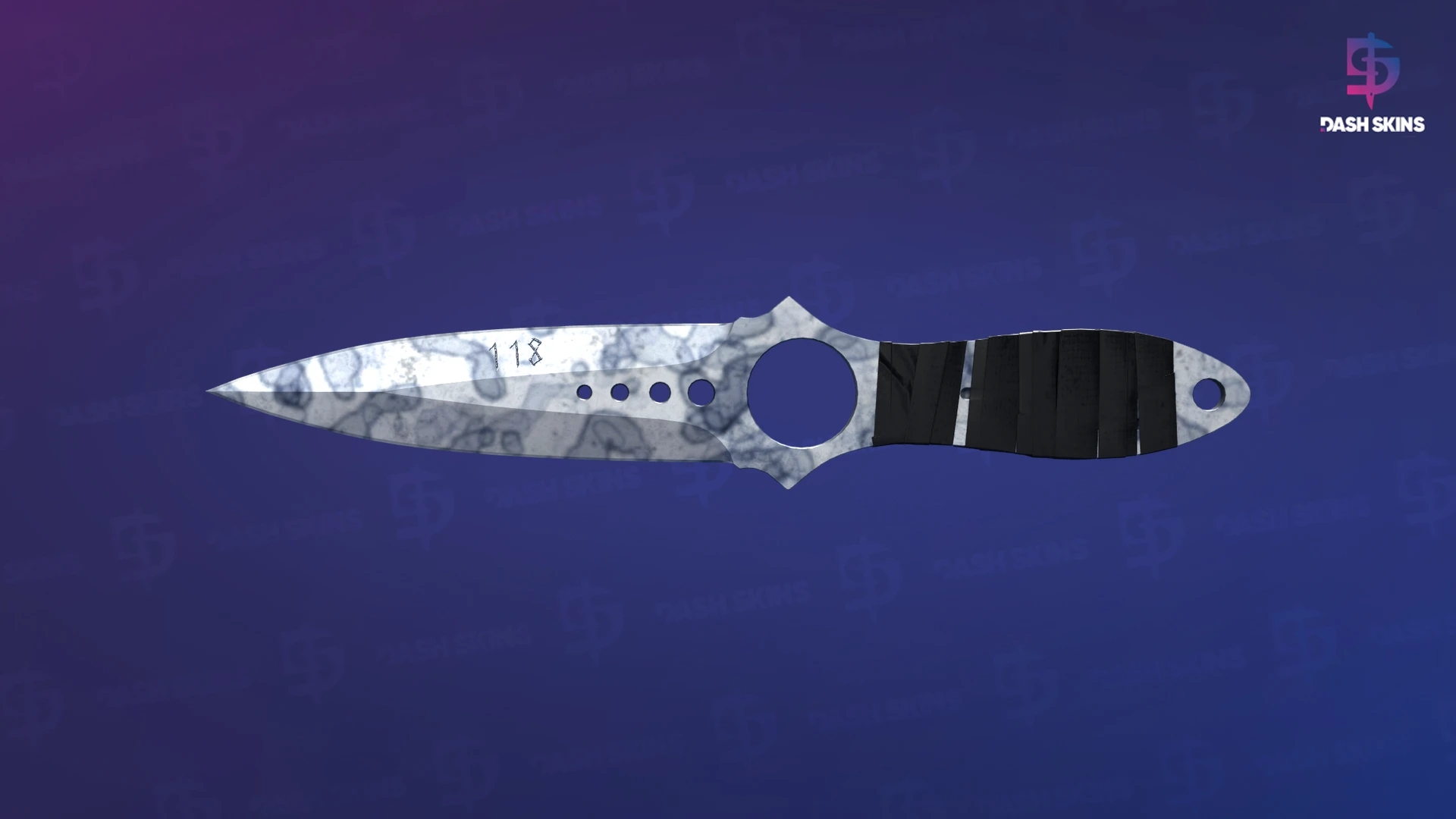 ★ StatTrak™ Skeleton Knife | Stained (Minimal Wear) Screenshot Playside