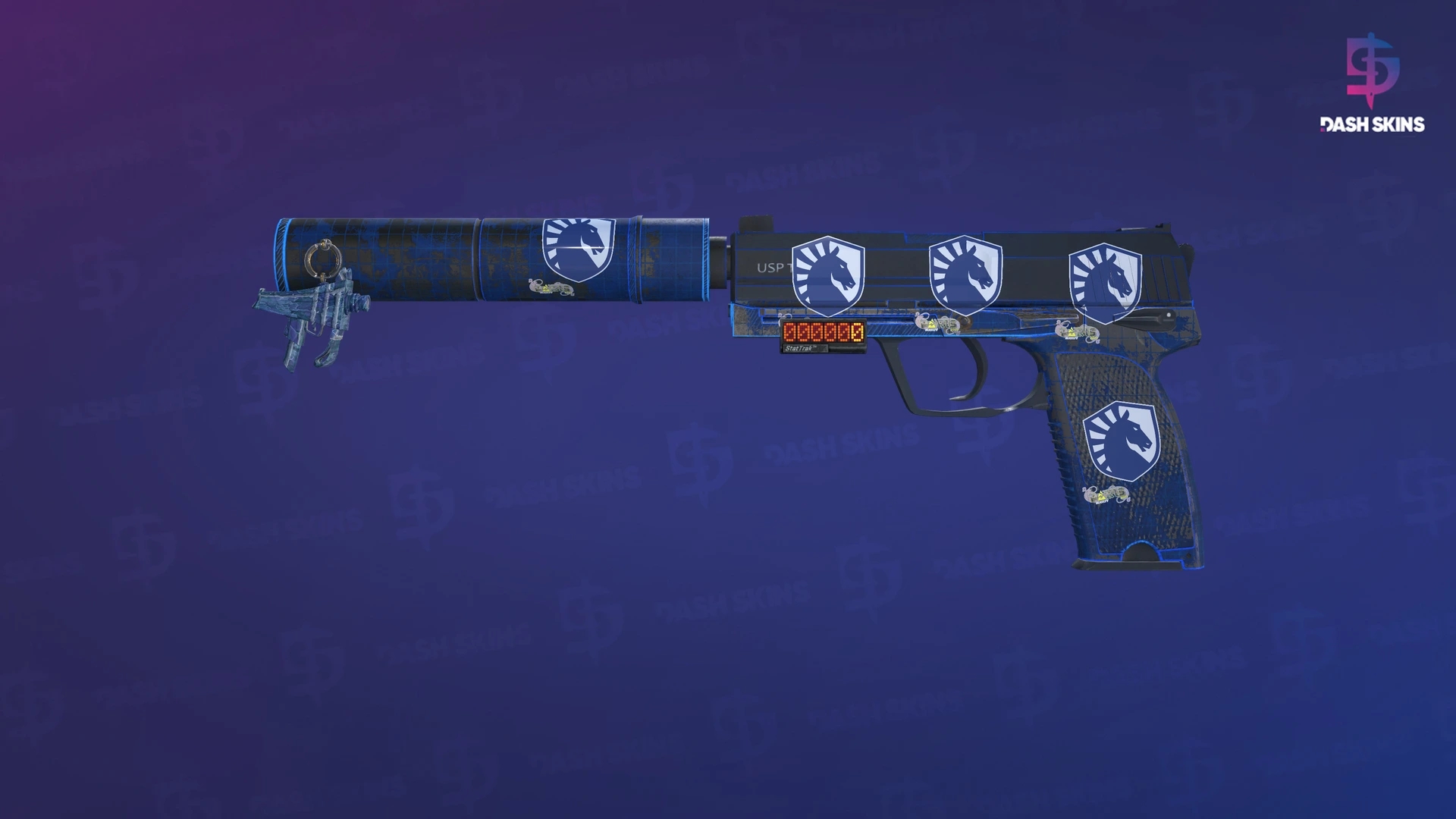 StatTrak™ USP-S | Blueprint (Battle-Scarred) Screenshot Playside